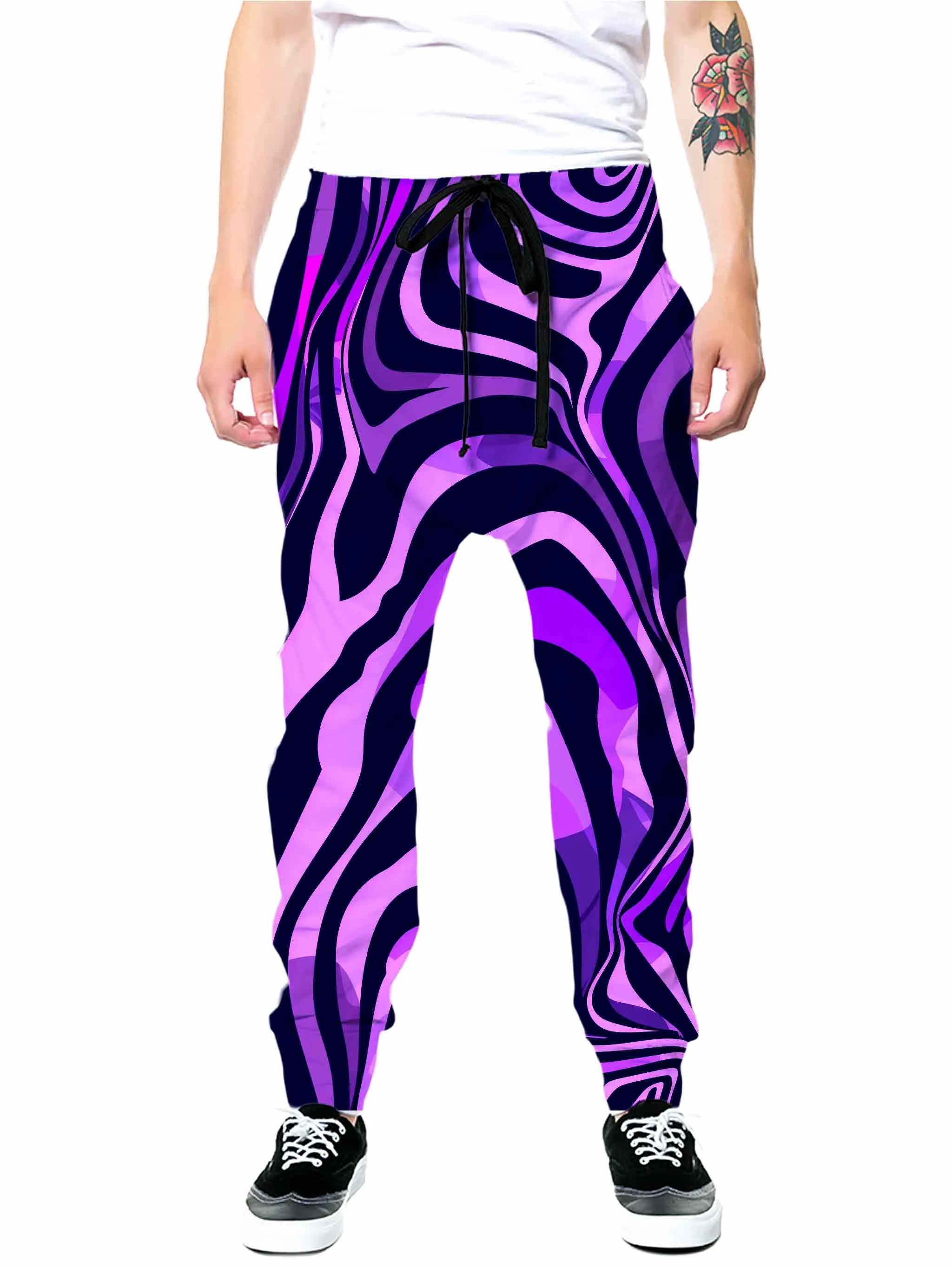 Noir Stripes Joggers sold by iEDM