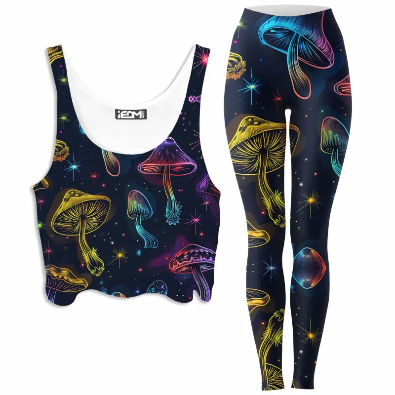 Magic Dreams Crop Top and Leggings Combo sold by iEDM