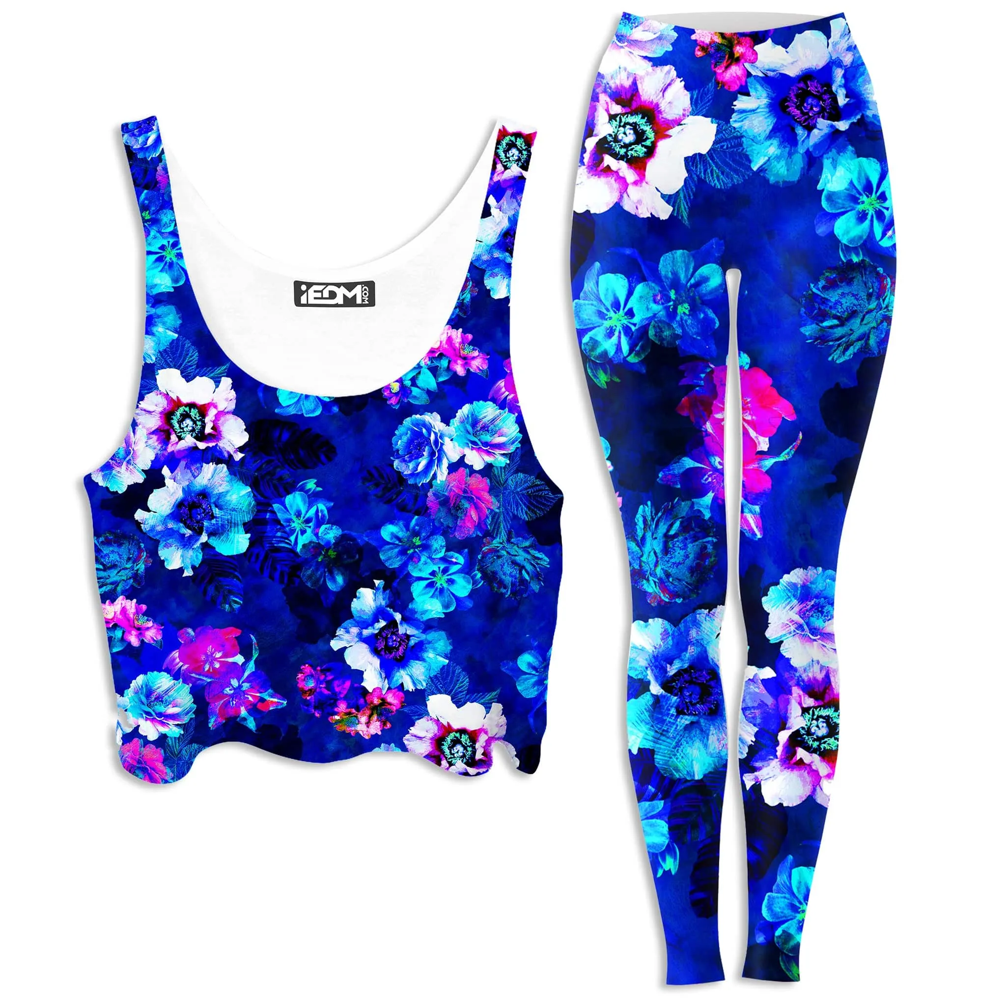 Enchanted Flora Crop Top and Leggings Combo sold by iEDM