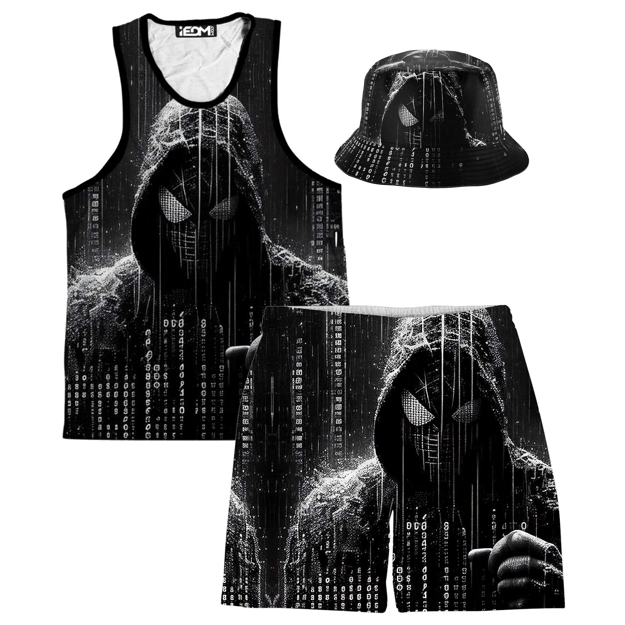 Spidey Existence Tank and Shorts with Bucket Hat Combo sold by iEDM