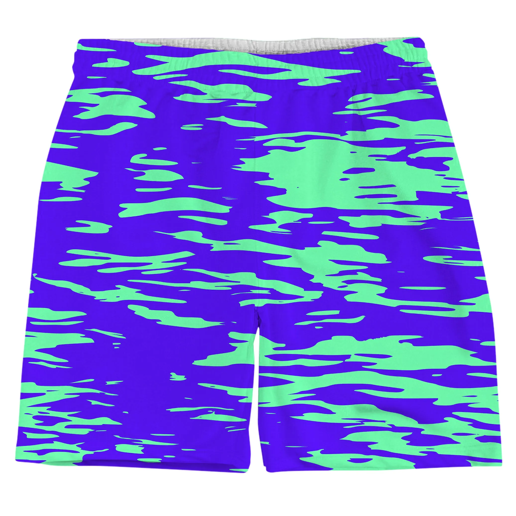 Purple Mint Rave Zebra Stripe T-Shirt and Shorts with Bucket Hat Combo sold by iEDM product image thumbnail 3
