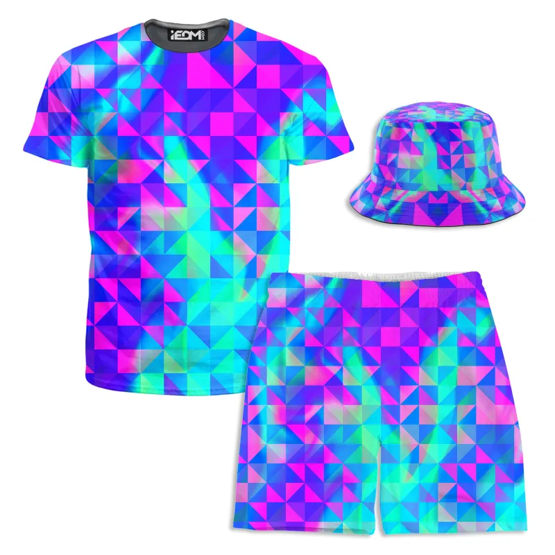 Raspberry Iced Tea T-Shirt and Shorts with Bucket Hat Combo sold by iEDM