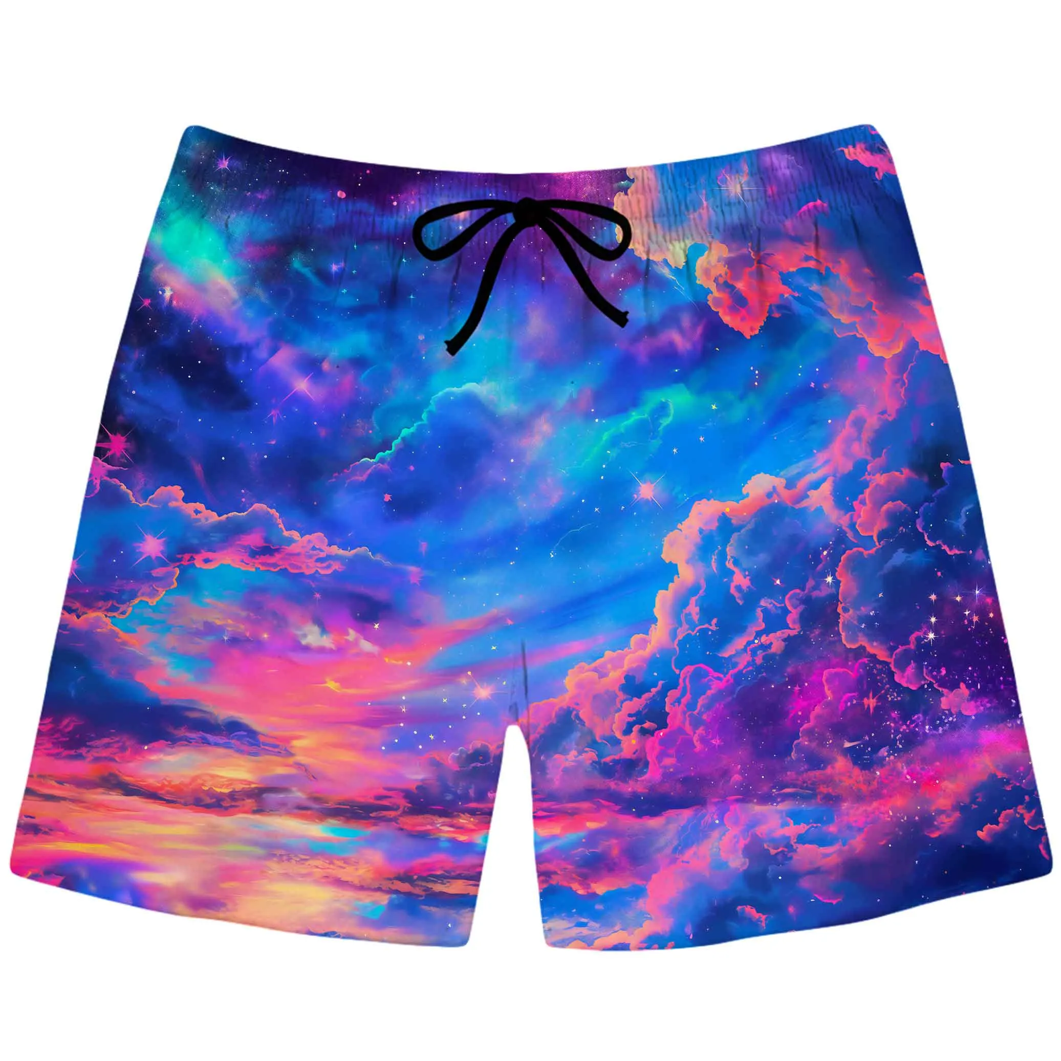 Storybook Sky Swim Trunks sold by iEDM