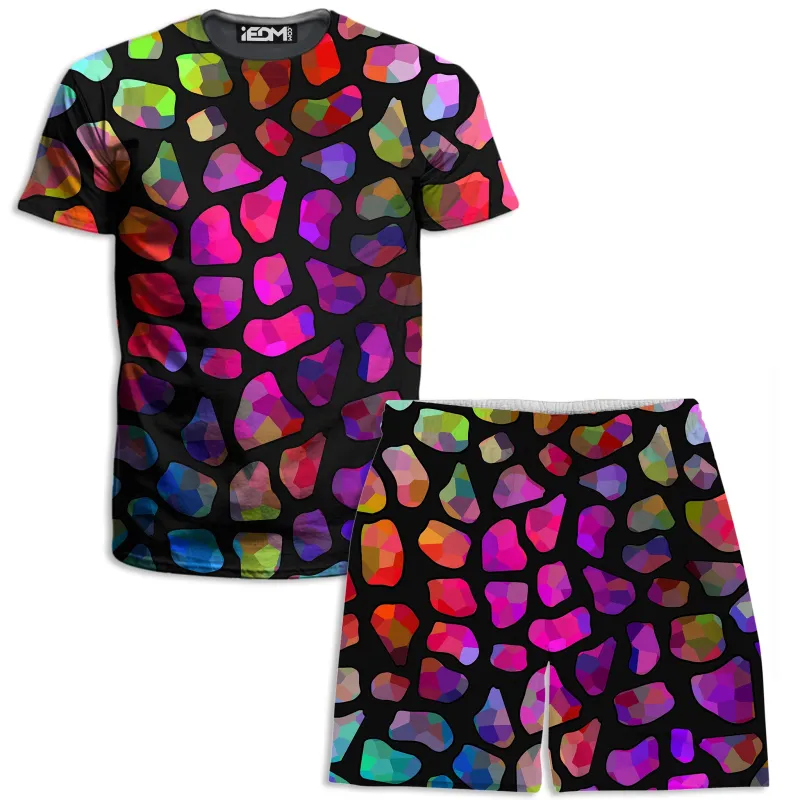 Jewel Giraffe Spots T-Shirt and Shorts Combo sold by iEDM