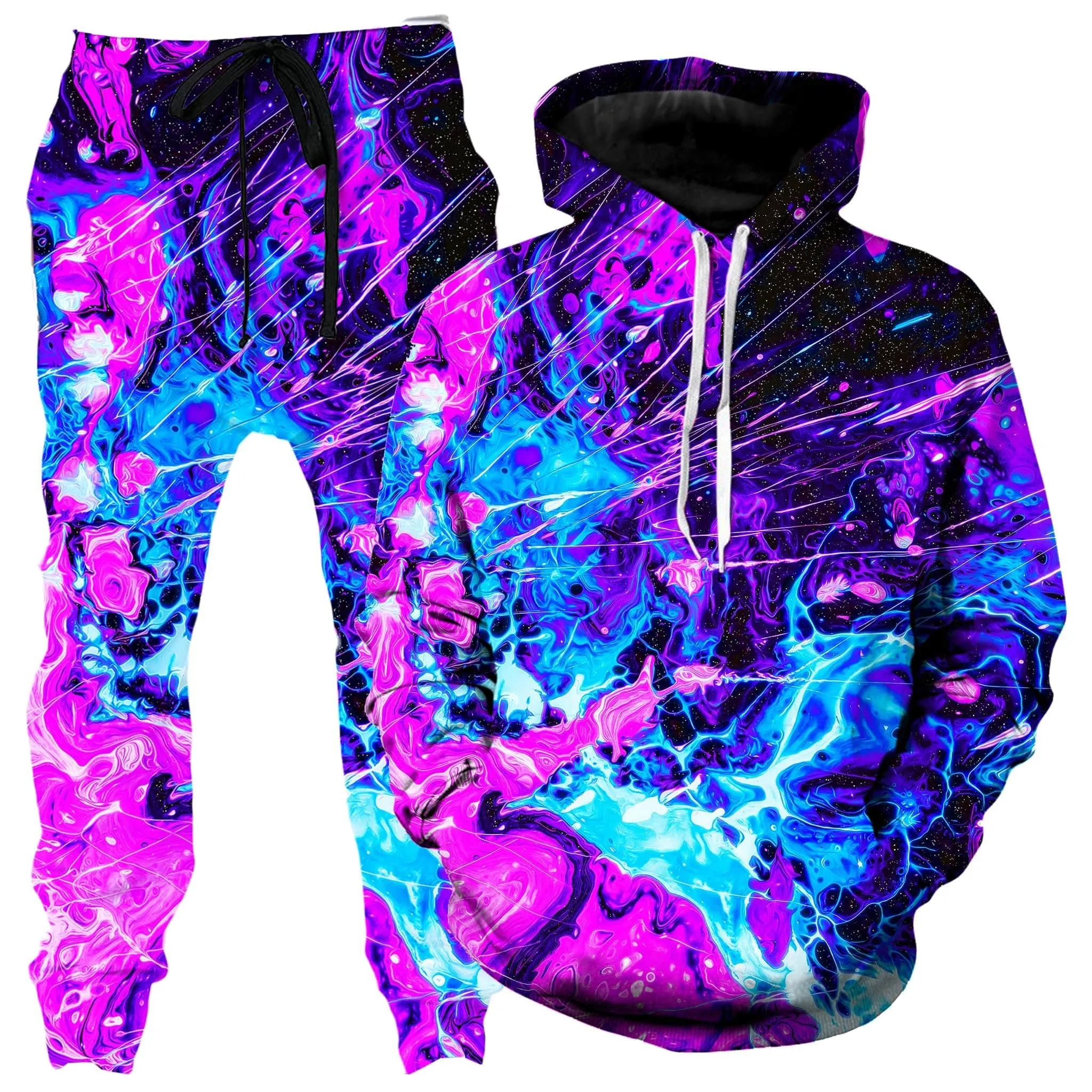 Cosmic Burst Hoodie and Joggers Combo sold by iEDM
