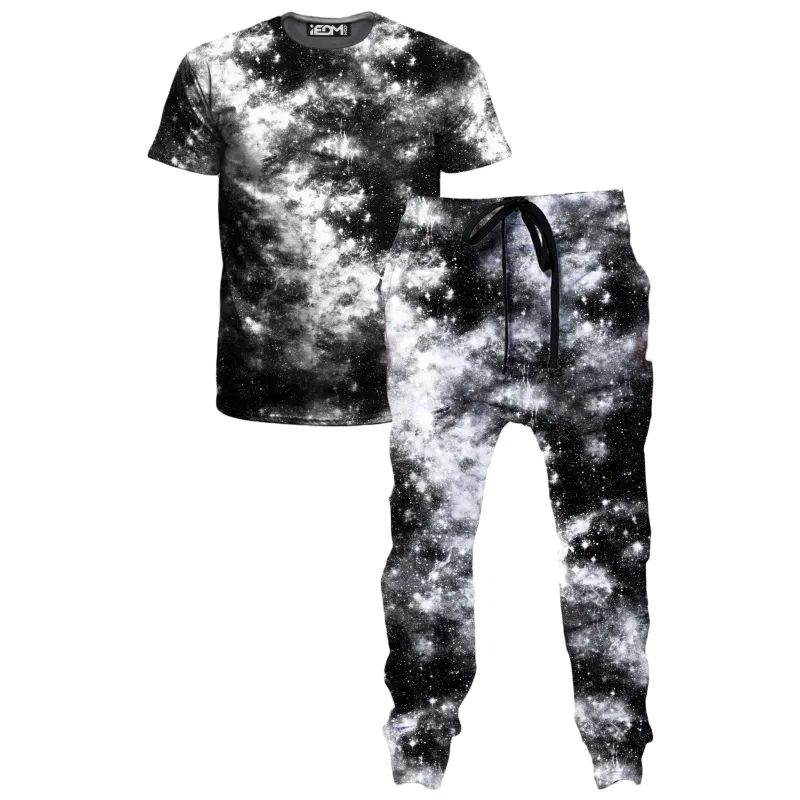 Deep Dark Galaxy T-Shirt and Joggers Combo sold by iEDM