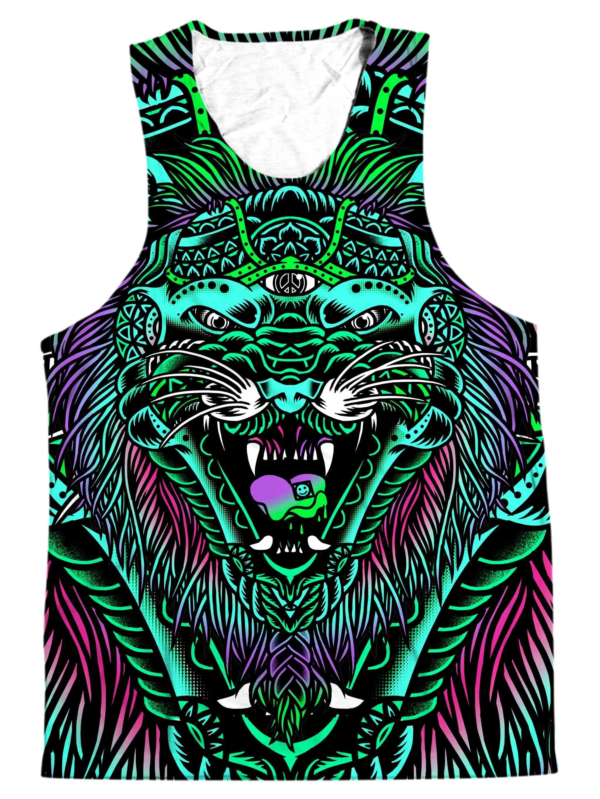 Acid Tiger Men's Tank sold by iEDM