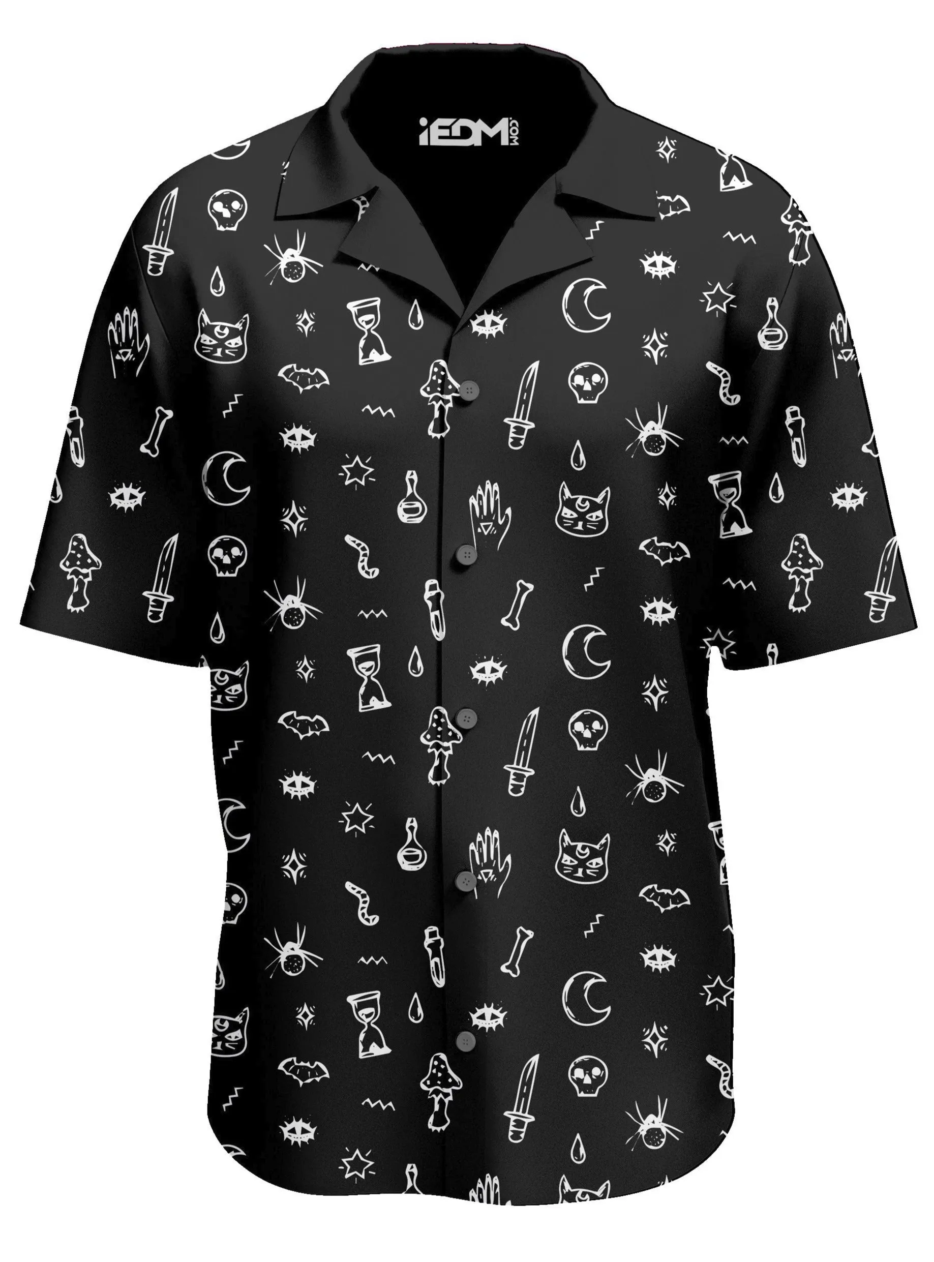Black Pattern Lounge Shirt sold by iEDM