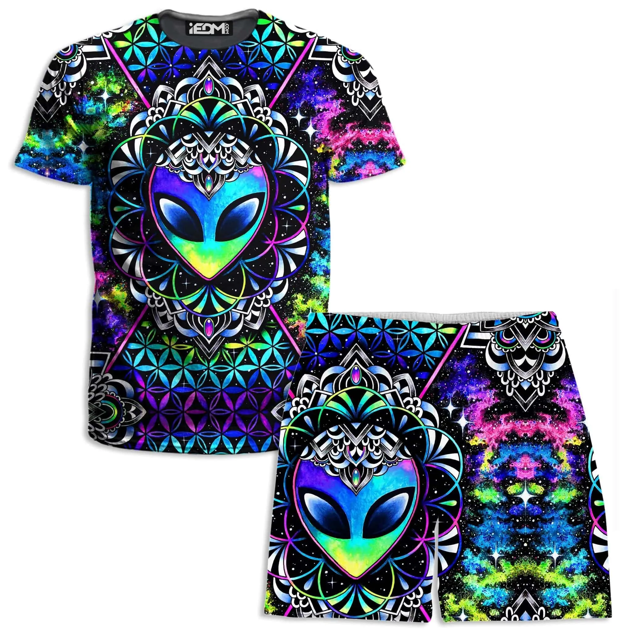 Conscious Cosmos T-Shirt and Shorts Combo sold by iEDM