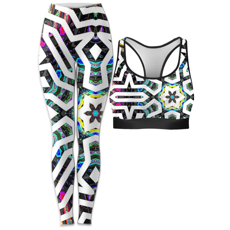 Iridized II Rave Bra and Leggings Combo sold by iEDM