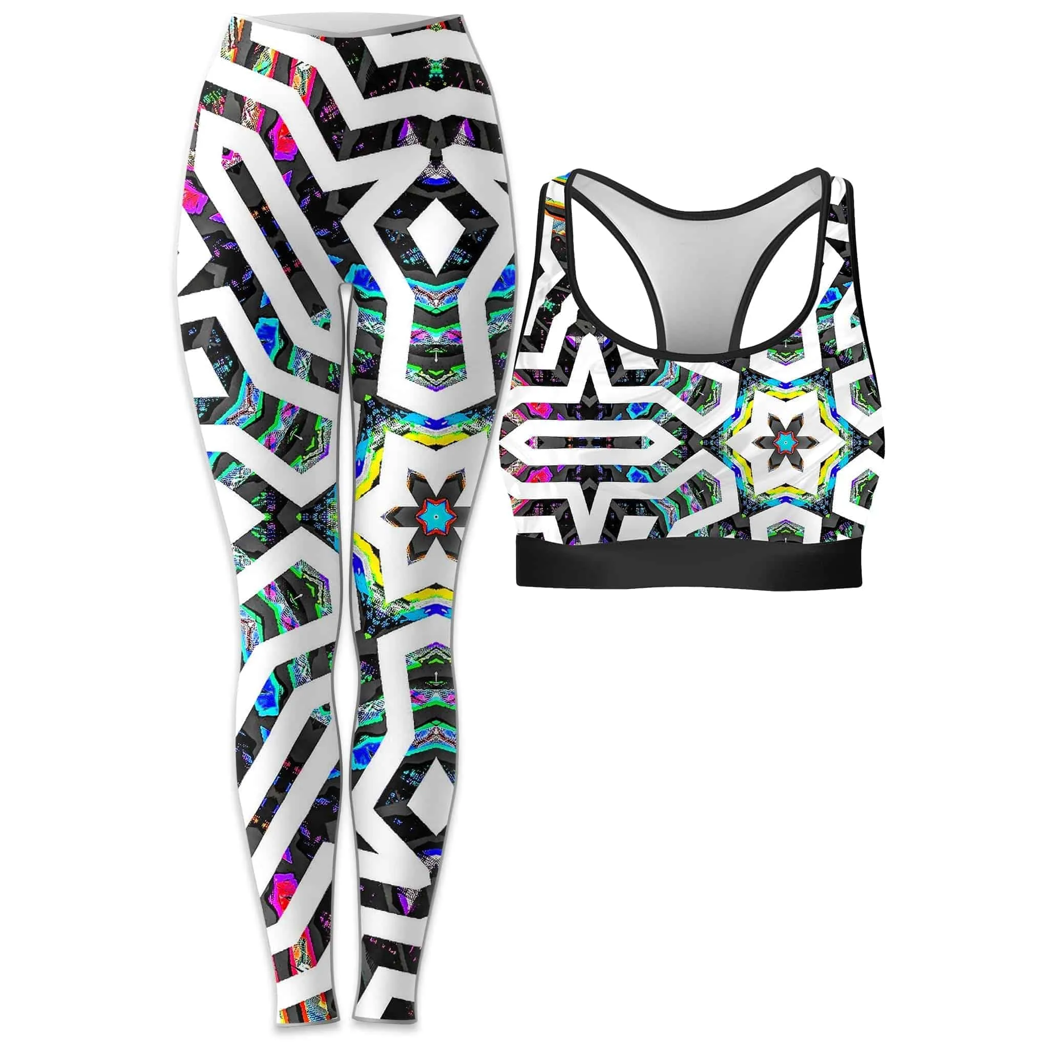 Iridized II Rave Bra and Leggings Combo sold by iEDM