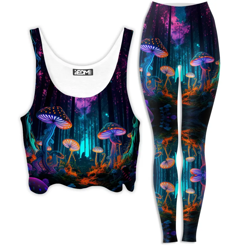 Natures Medicine Crop Top and Leggings Combo sold by iEDM