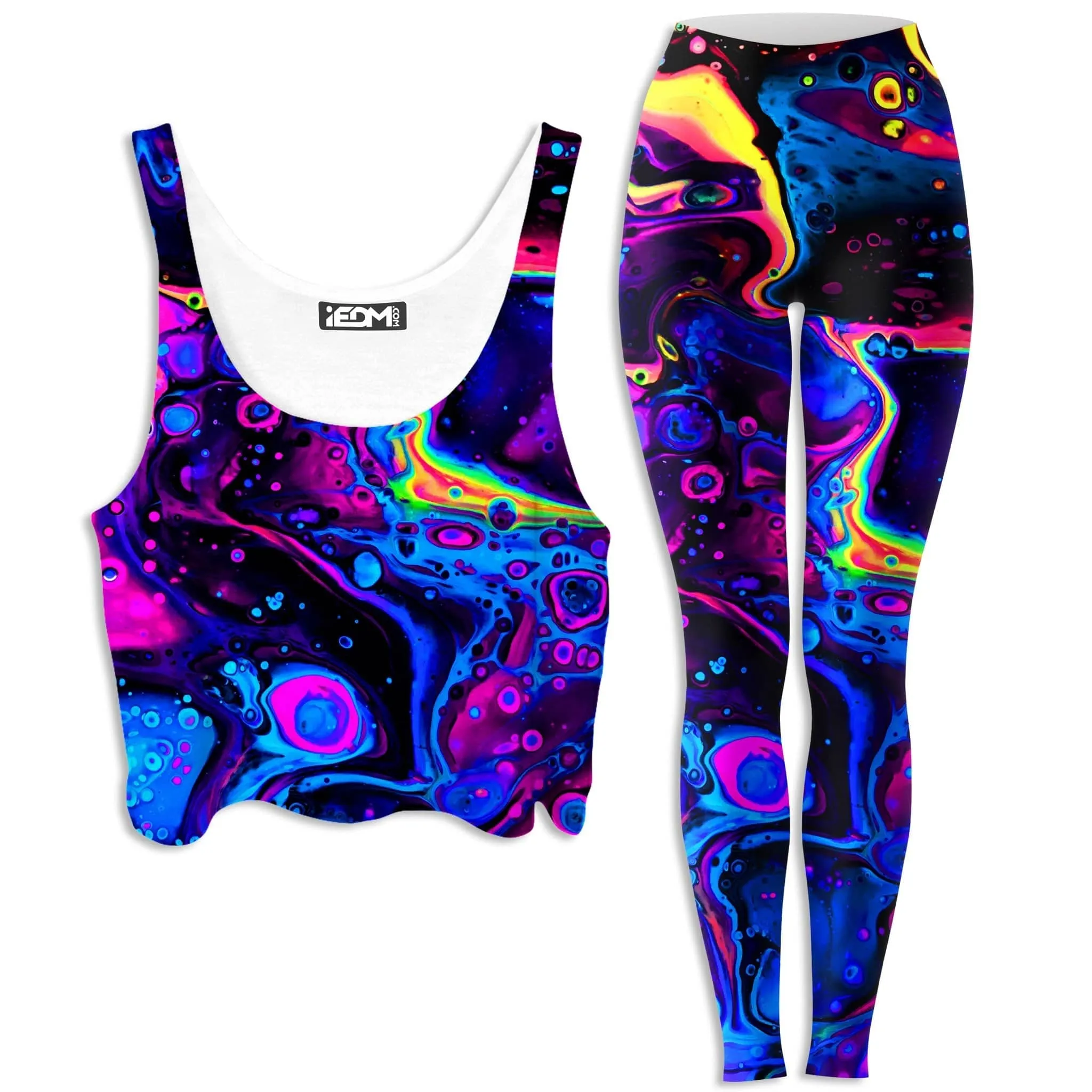 Acid Bath Crop Top and Leggings Combo sold by iEDM