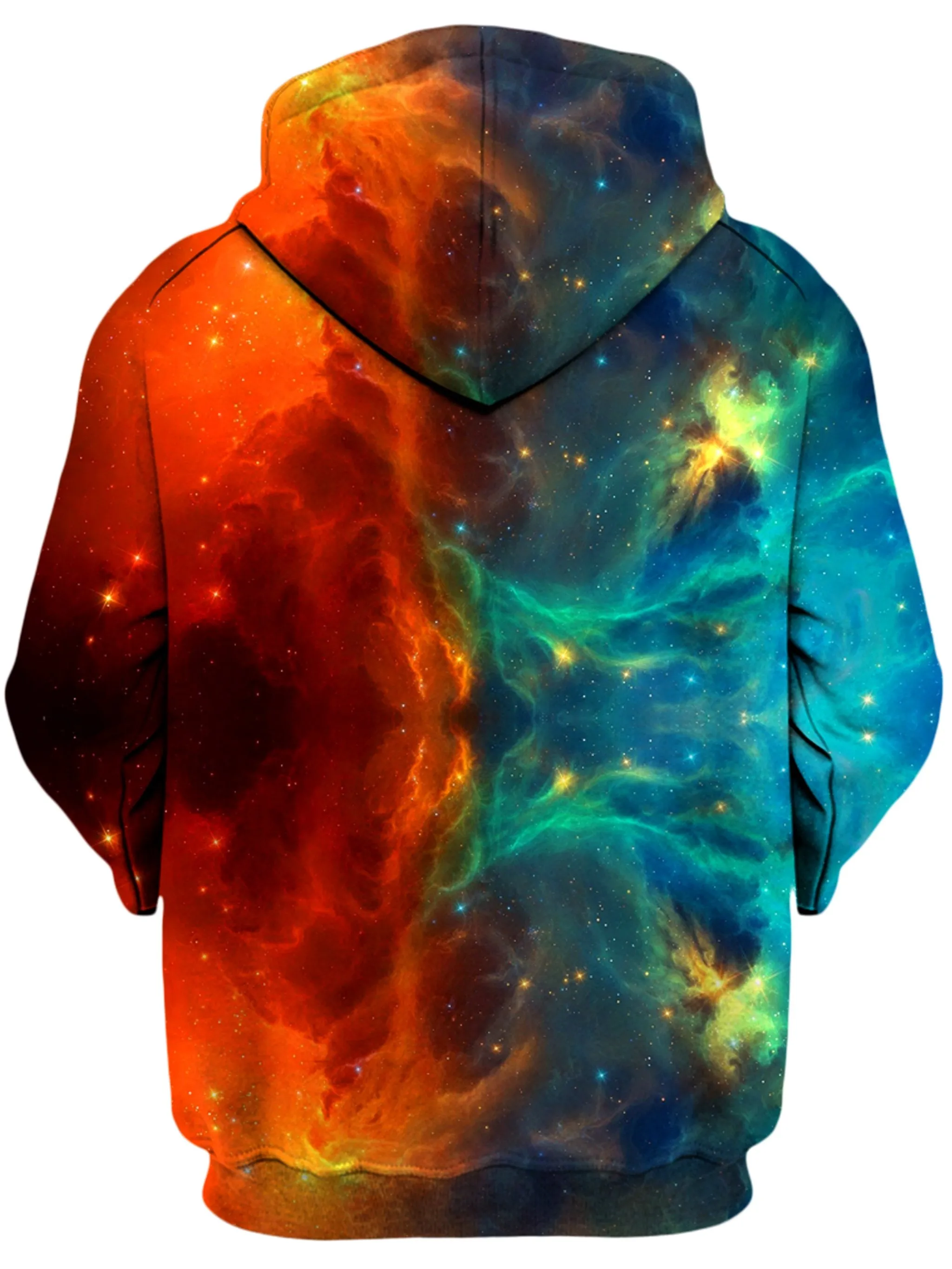Fire and Ice Galaxy Unisex Hoodie sold by iEDM product image thumbnail 2