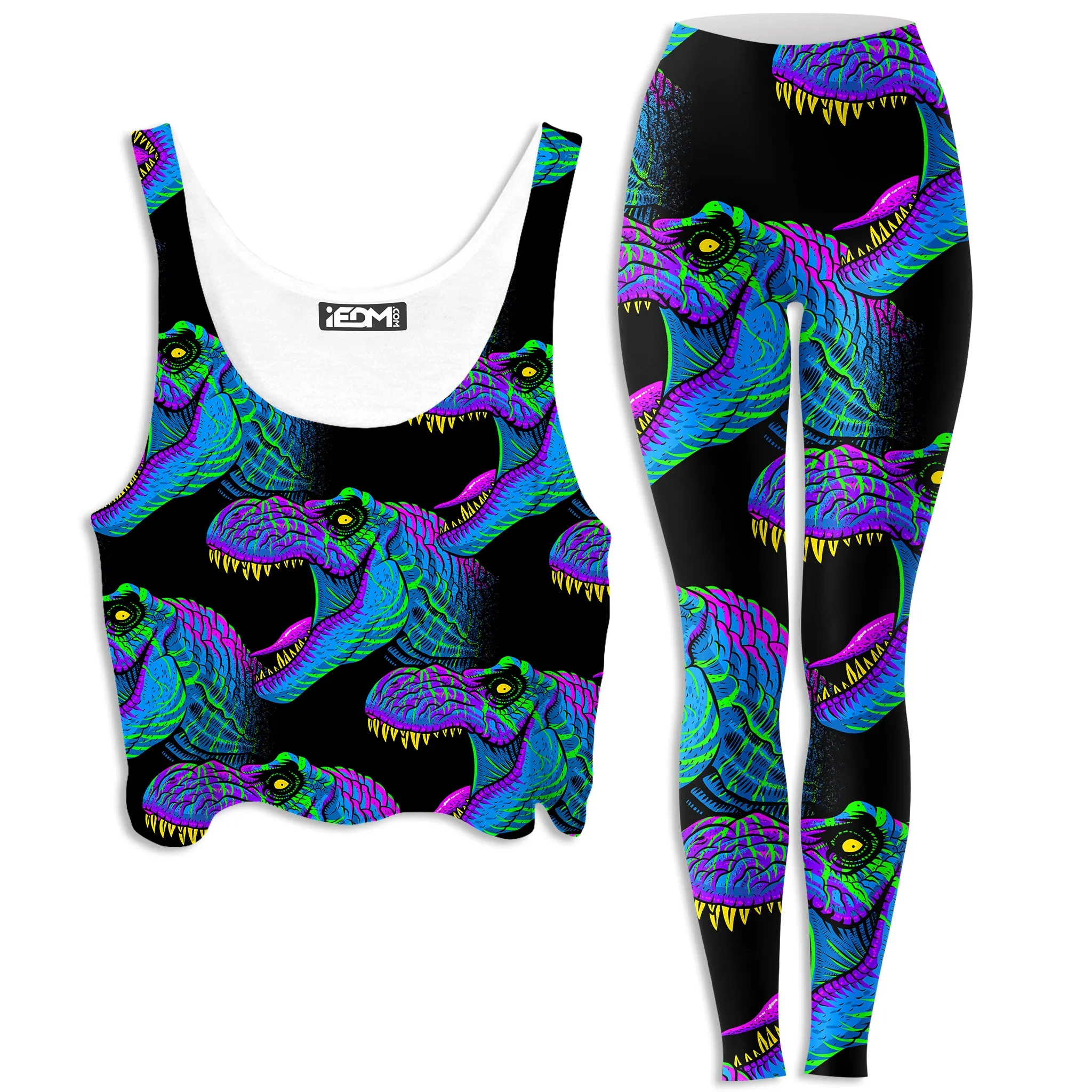 Jurassic Crop Top and Leggings Combo sold by iEDM