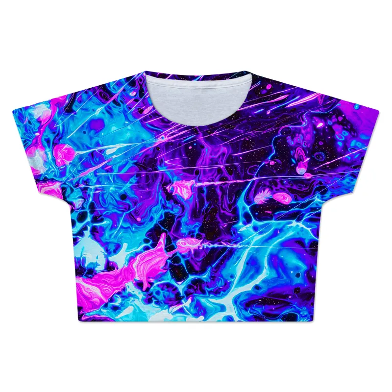 Cosmic Burst Crop Tee sold by iEDM