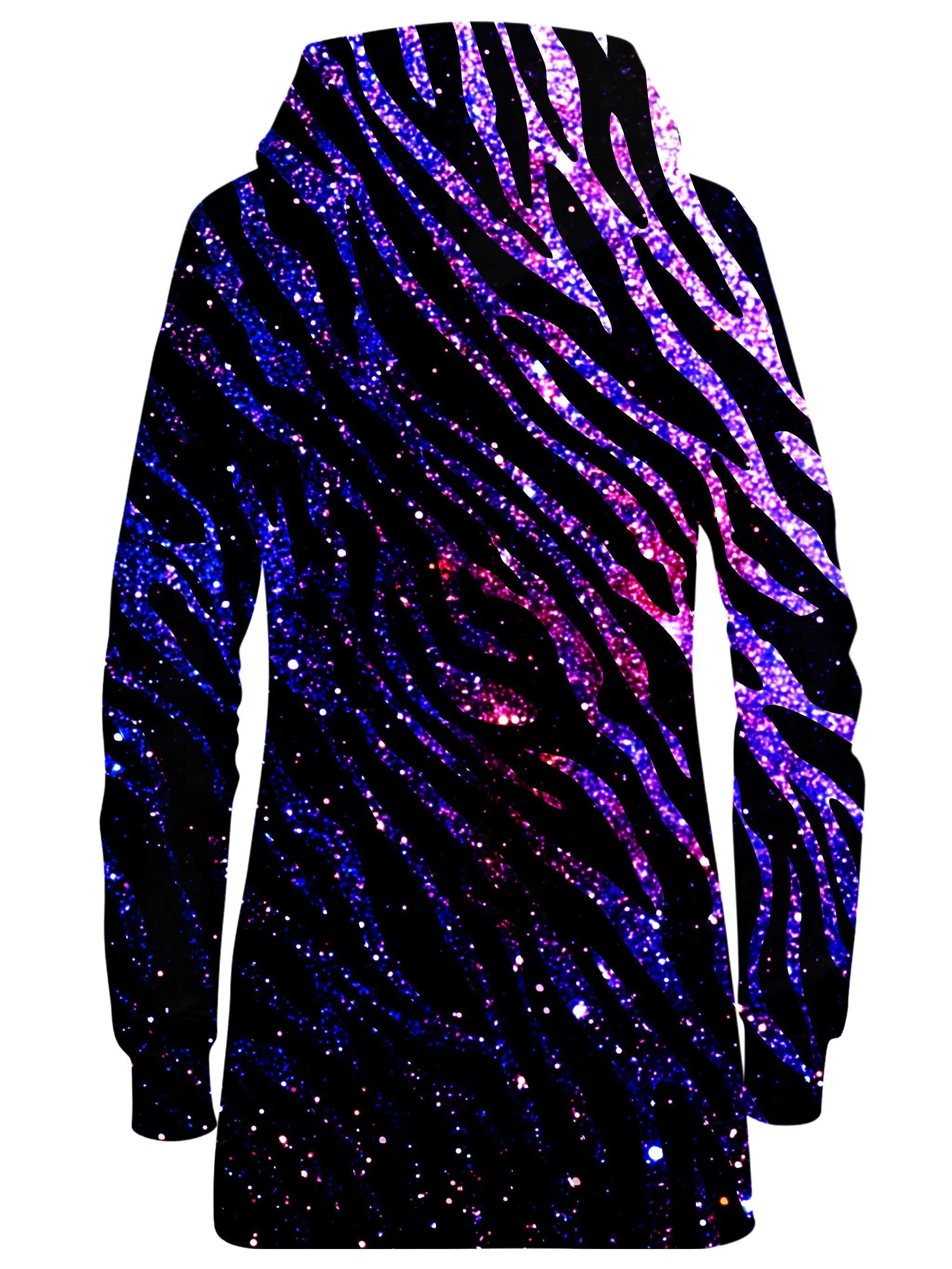 Zebra of the Night Hoodie Dress sold by iEDM product image thumbnail 2