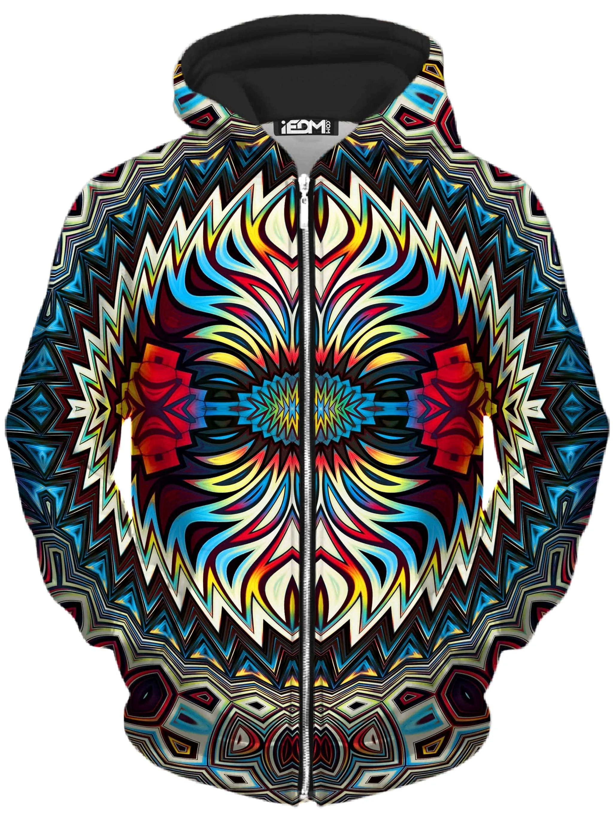 Fire for the Tribe Unisex Zip-Up Hoodie sold by iEDM