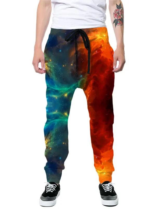 Fire and Ice Galaxy Joggers sold by iEDM