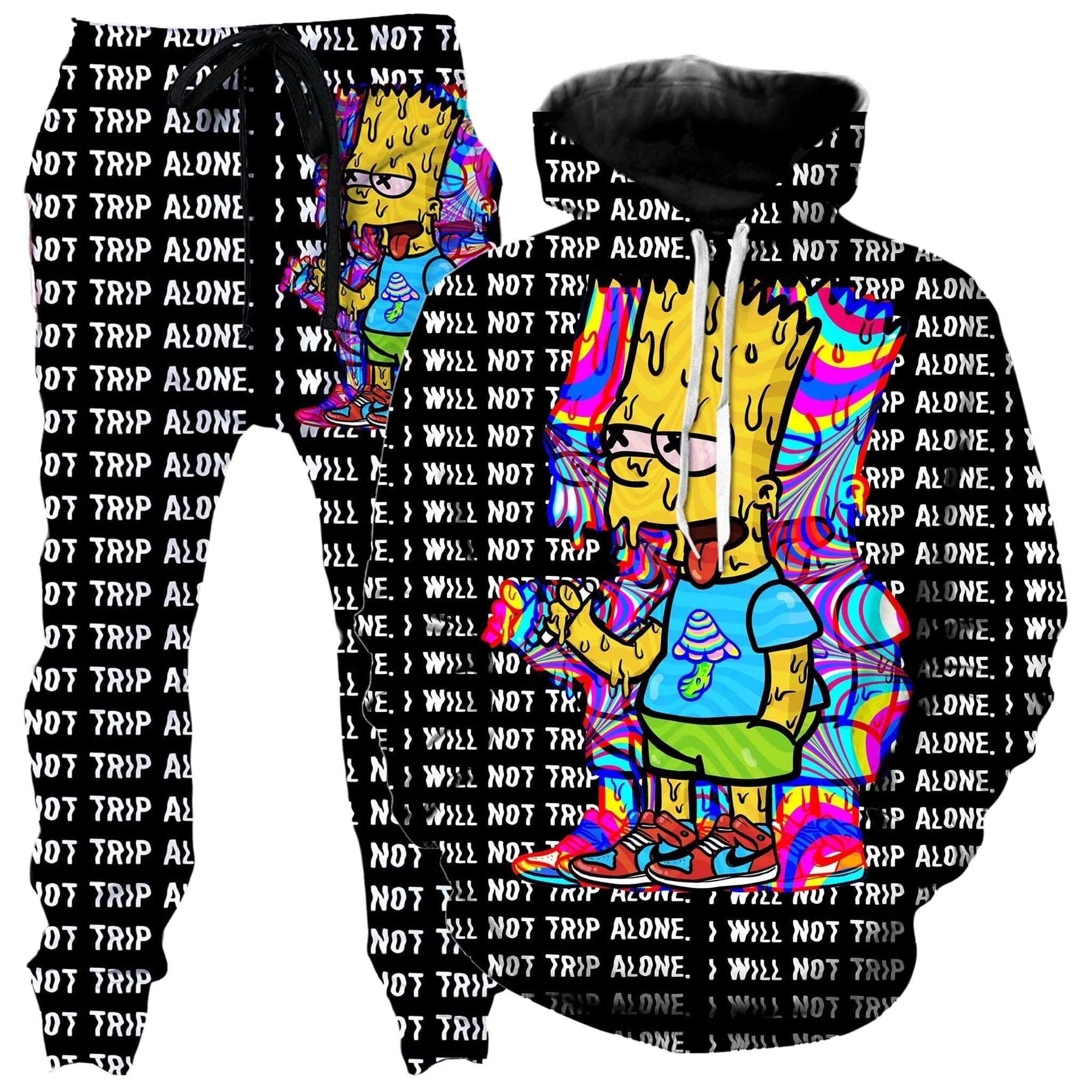 Tripping With Him Hoodie and Joggers Combo sold by iEDM