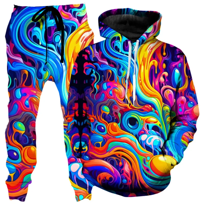 Kandi Swirl Hoodie and Joggers Combo made by iEDM