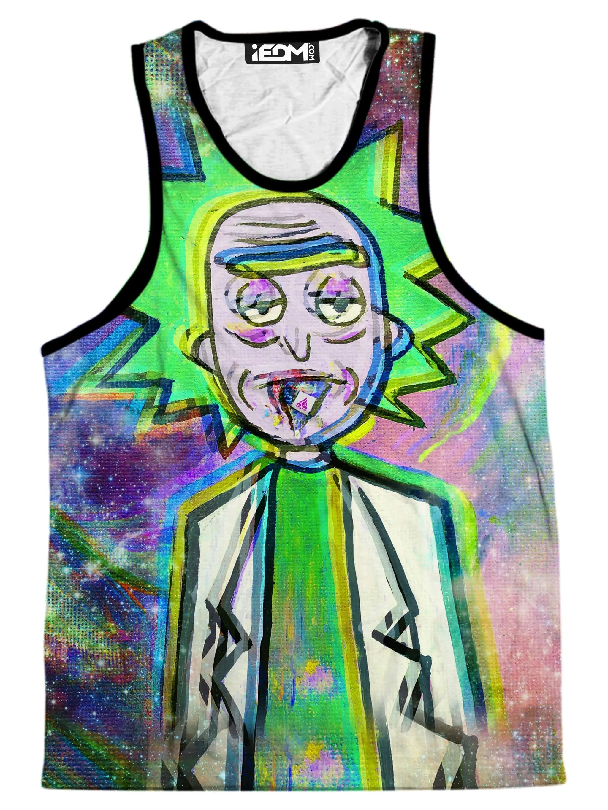 Trippy Rick Men's Tank sold by iEDM