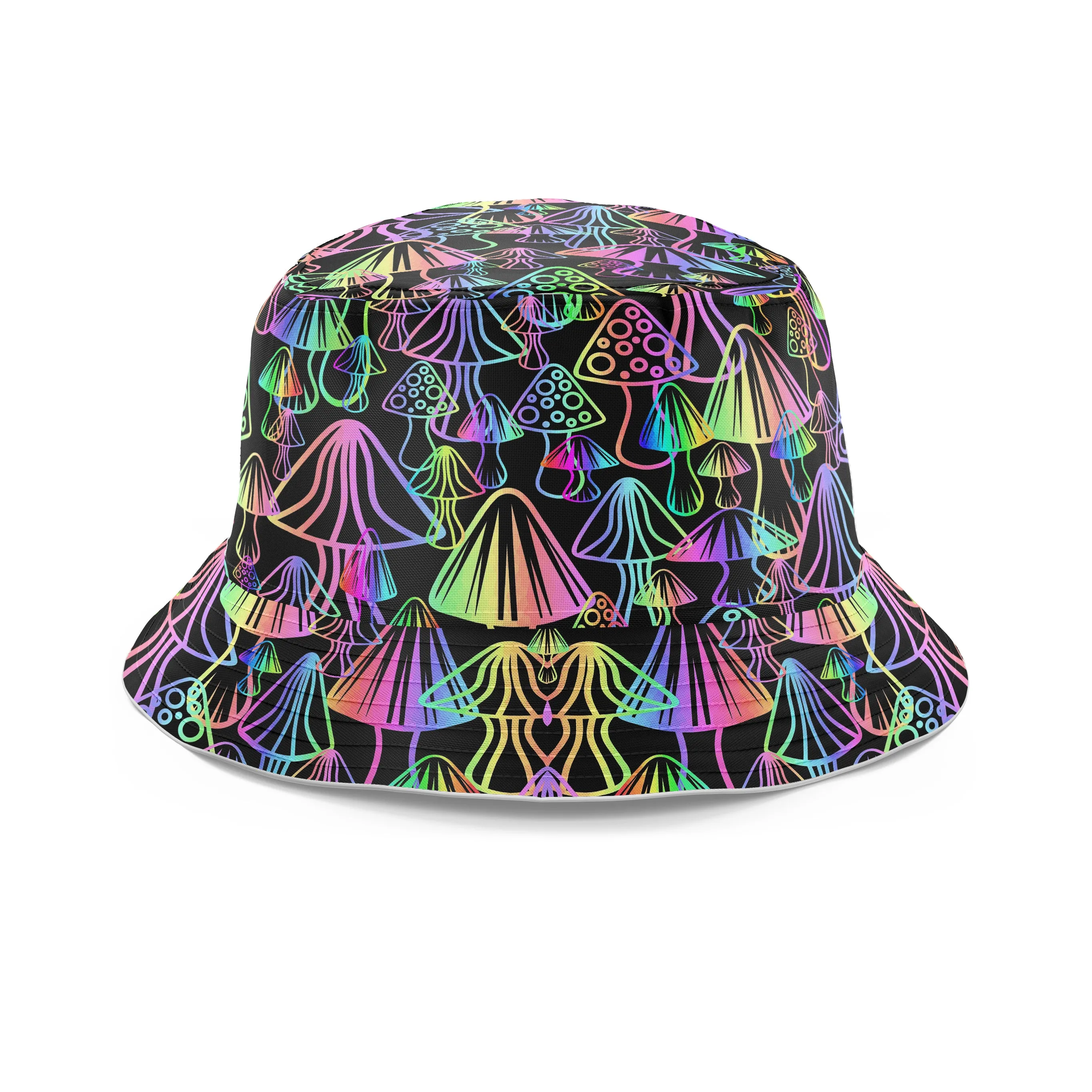 Magic Mushrooms T-Shirt and Shorts with Bucket Hat Combo sold by iEDM product image thumbnail 4