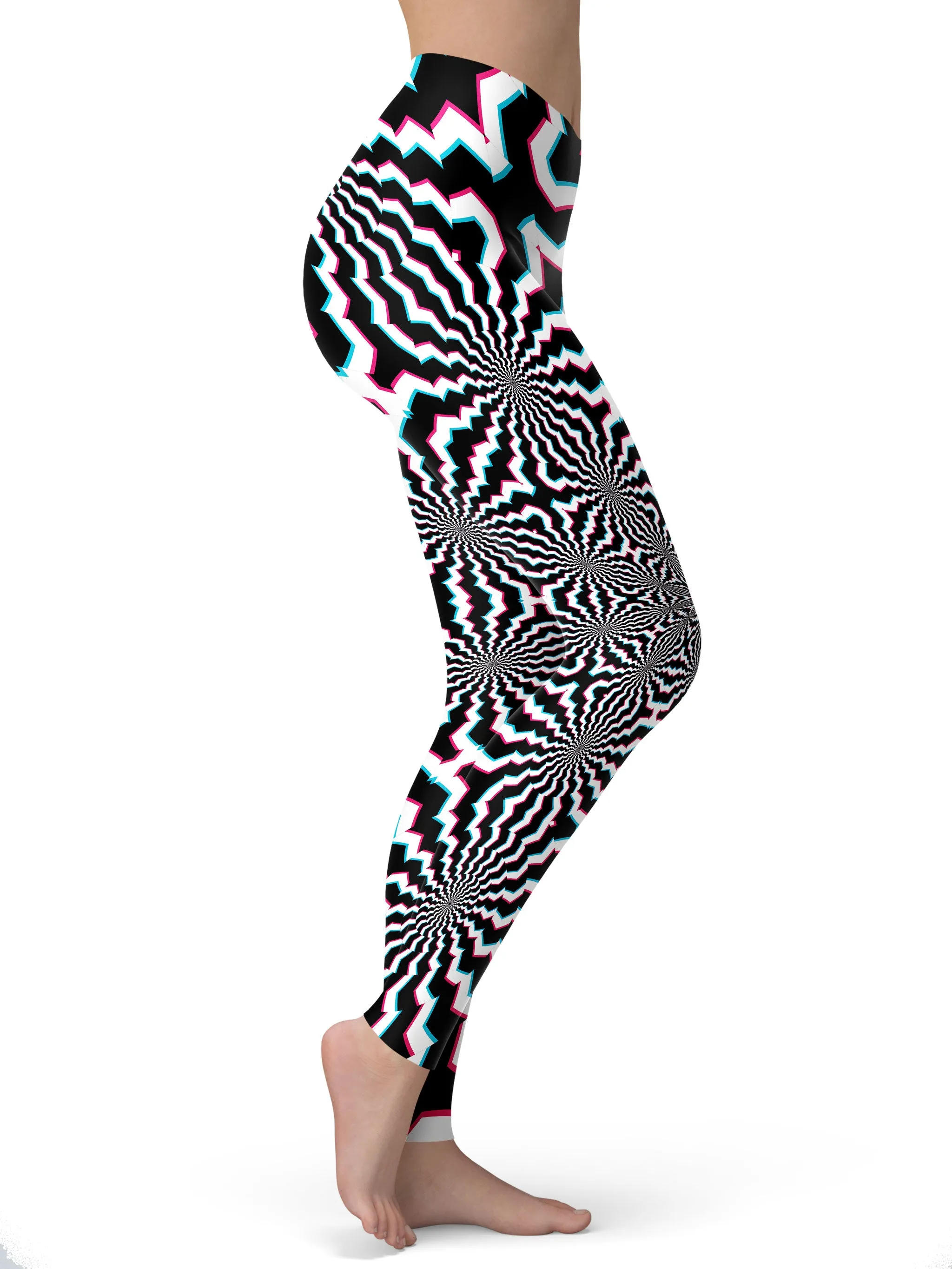 Fractal Ripples Leggings sold by iEDM product image thumbnail 2
