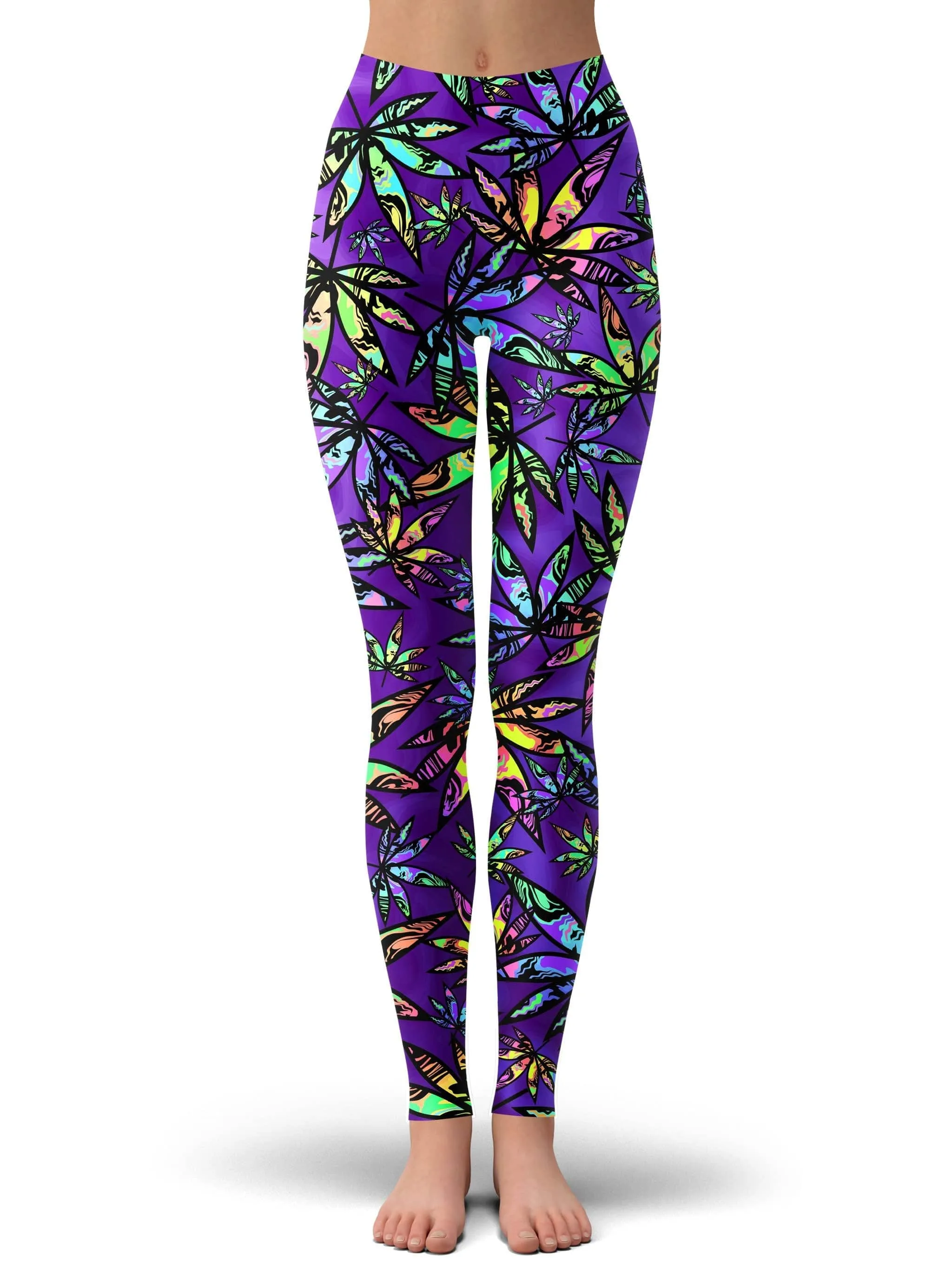 Cannabis Cascade Leggings sold by iEDM