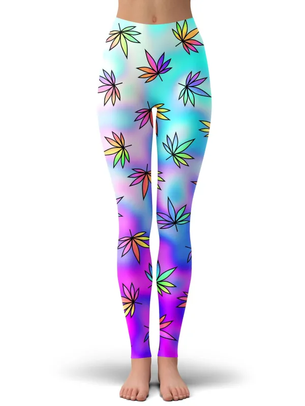 Cascading Marijuana Leggings sold by iEDM