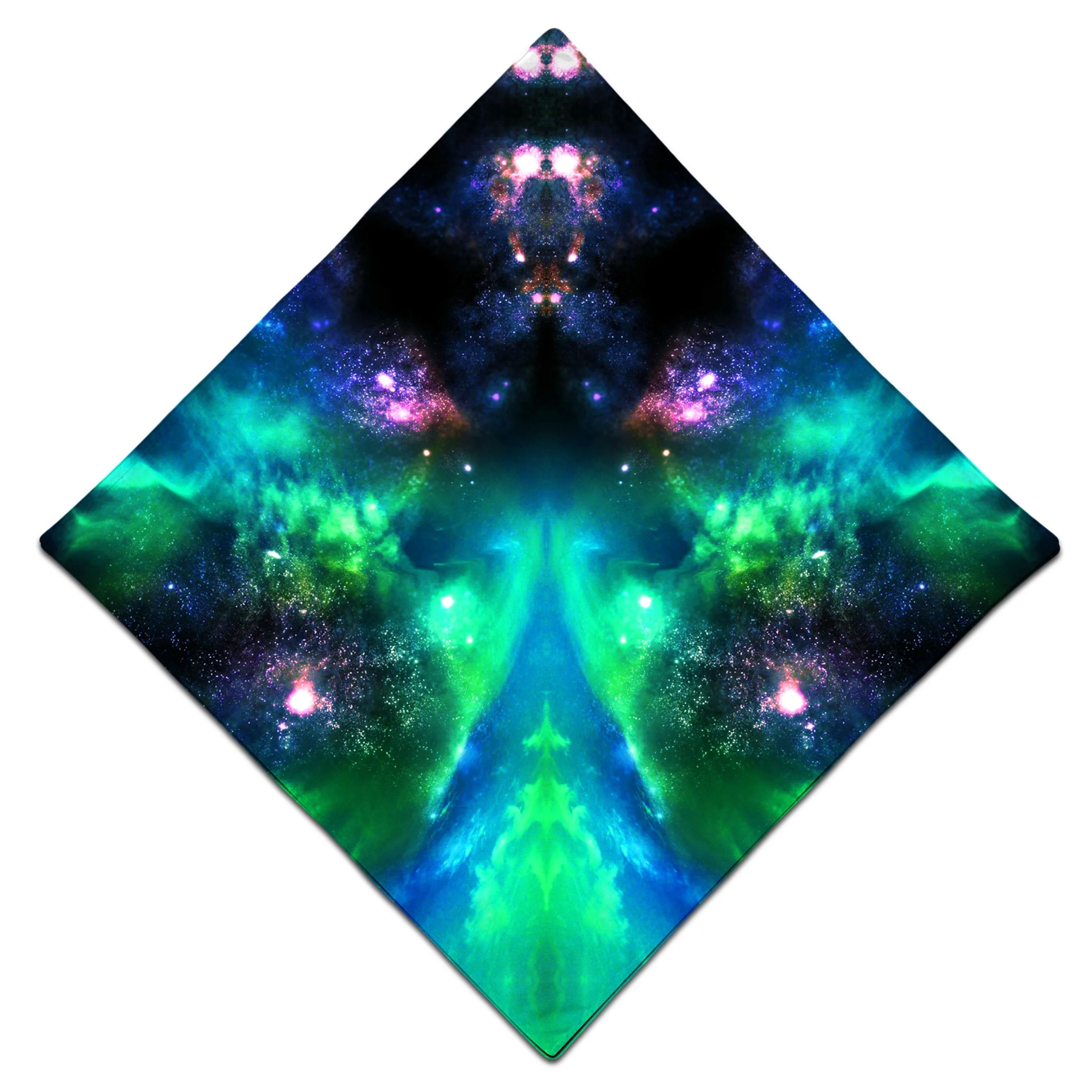 Green Galaxy Bandana sold by iEDM product image thumbnail 3