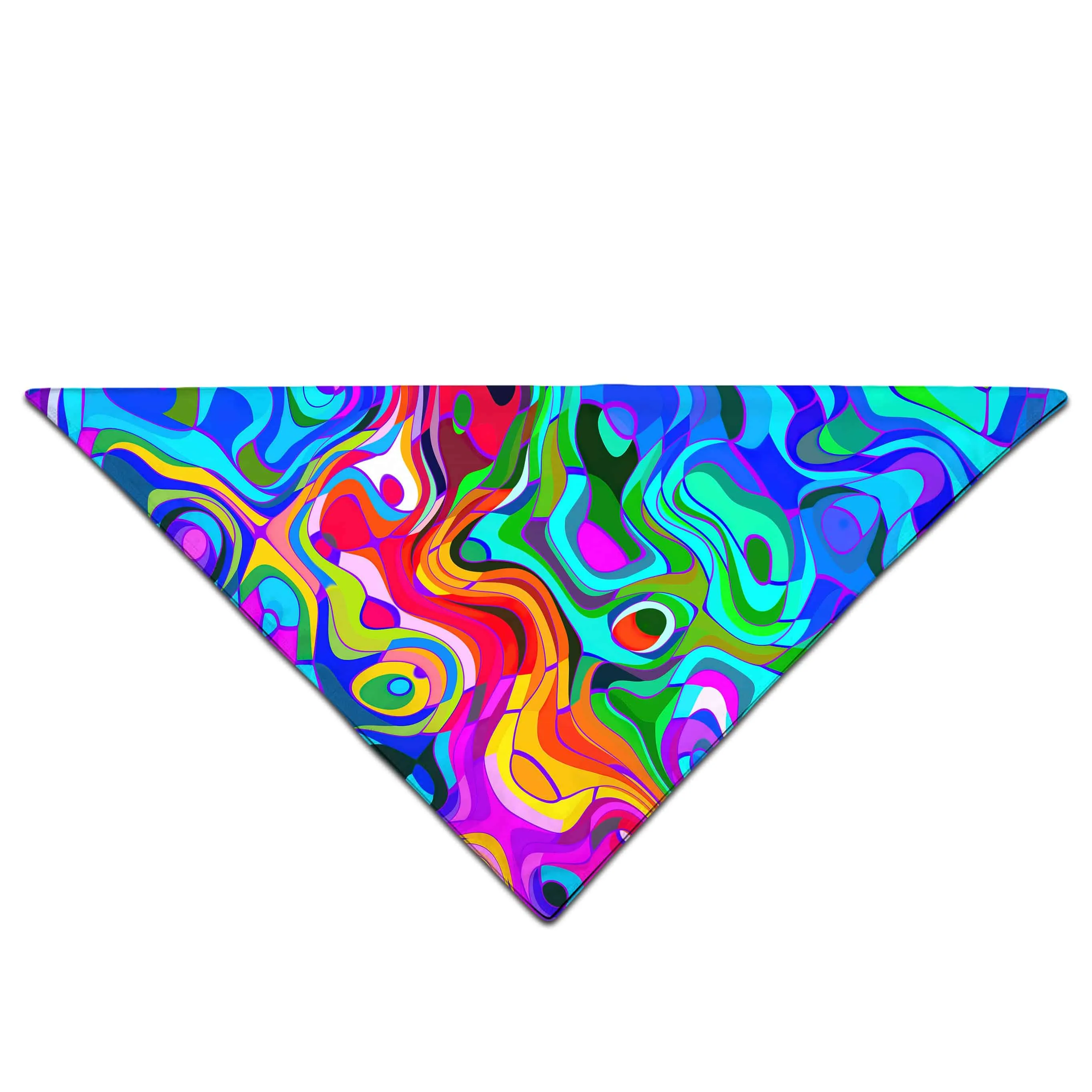 Rainbow Waves Bandana sold by iEDM product image thumbnail 2