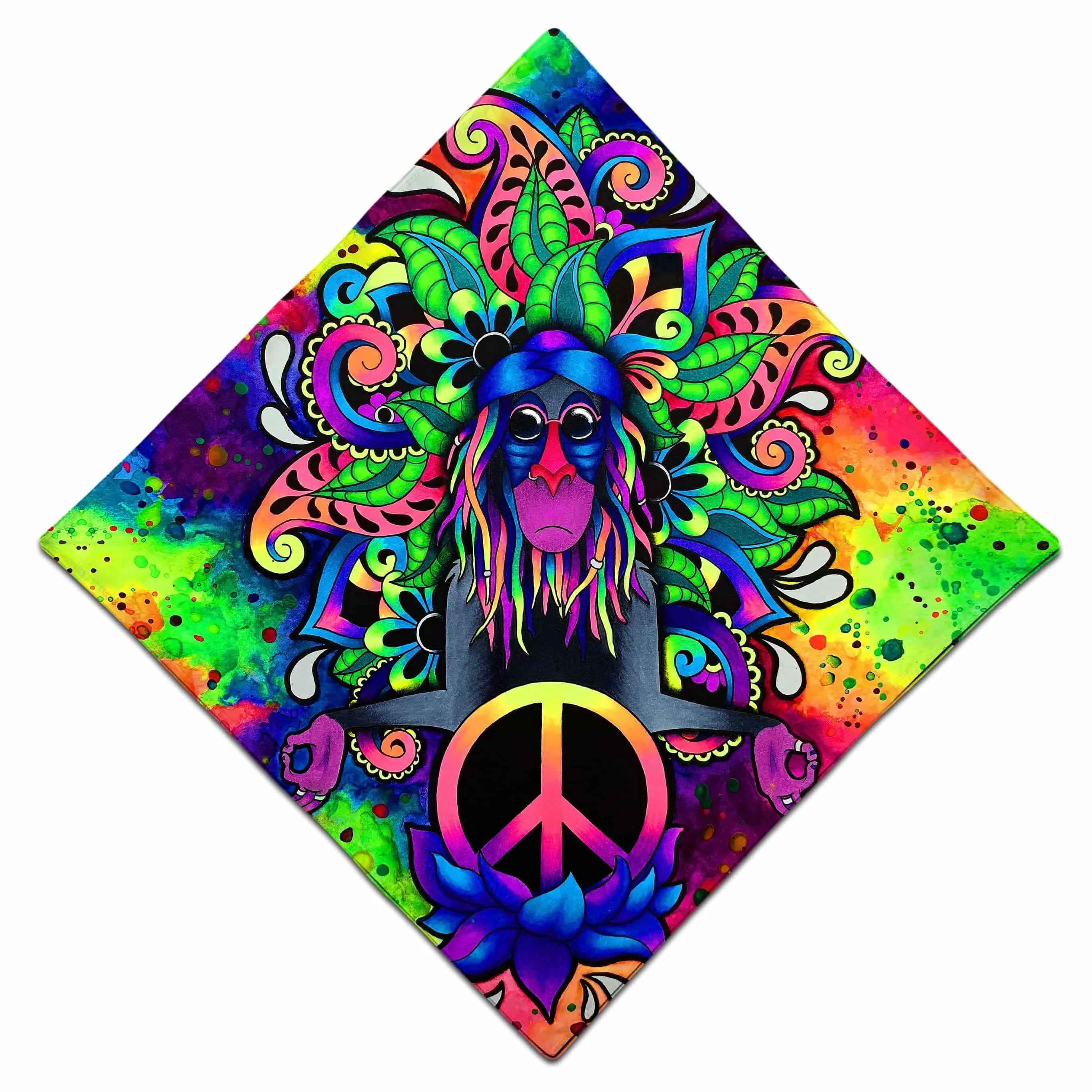 Peace Rafiki Bandana sold by iEDM product image thumbnail 3
