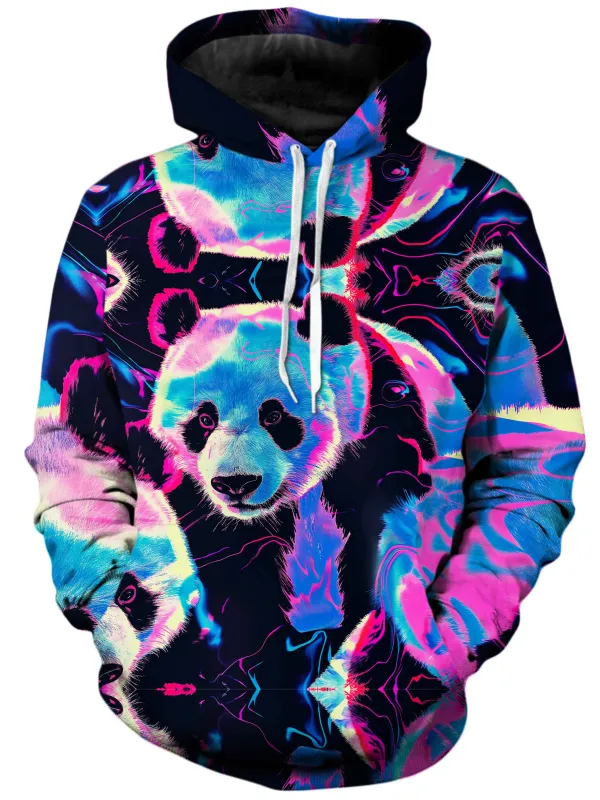 Panda Peaking Unisex Hoodie sold by iEDM