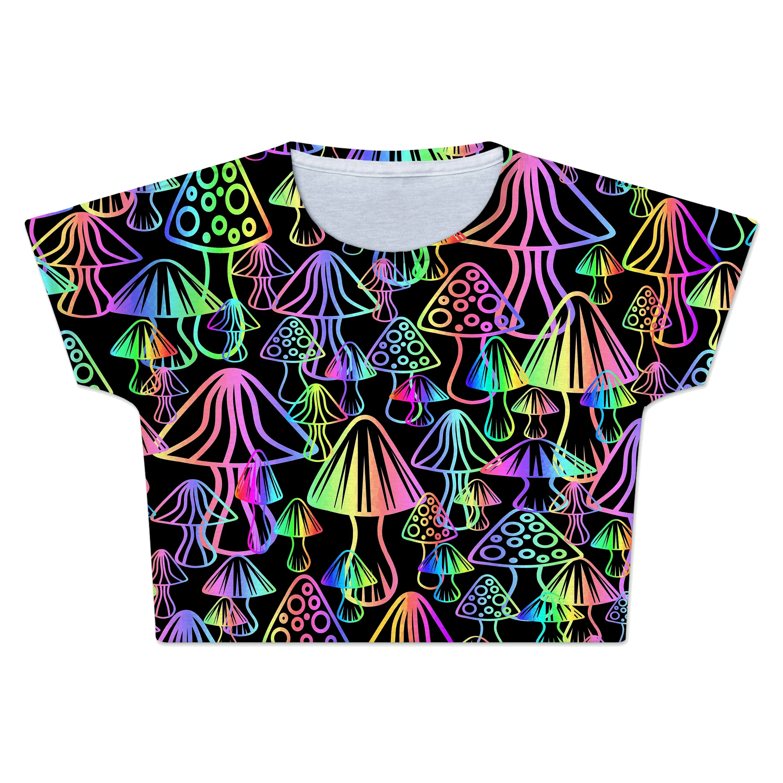 Magic Mushrooms Crop Tee sold by iEDM