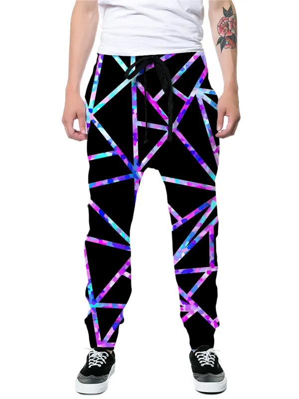 Glitter Geometric Joggers sold by iEDM