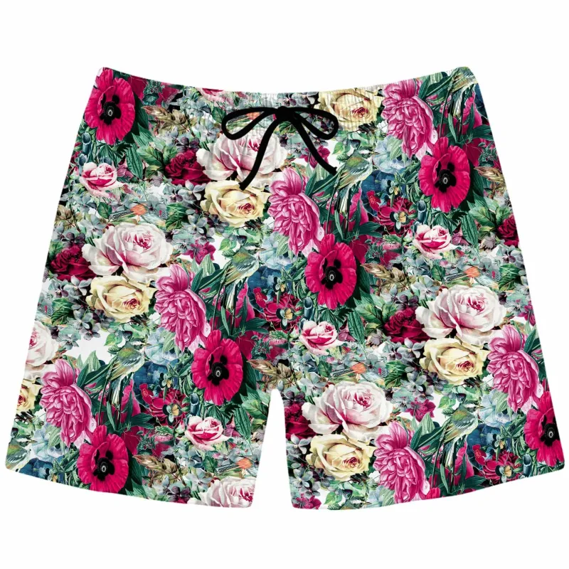 Floral Dorian Swim Trunks sold by iEDM