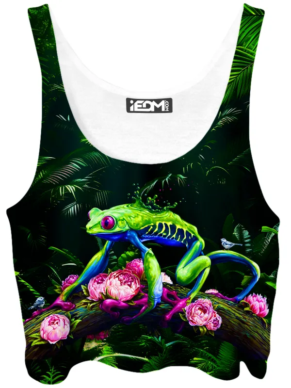 Fern Blossom Crop Top sold by iEDM