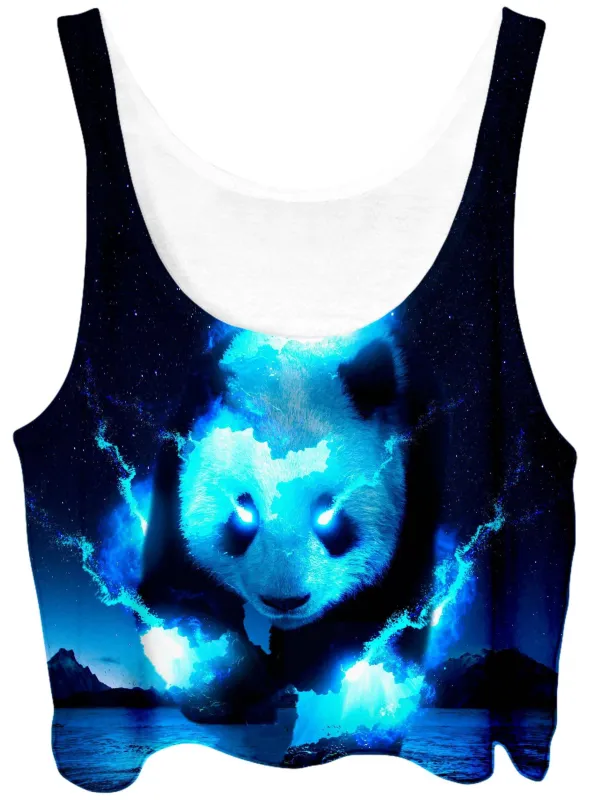 Cosmic Panda Crop Top sold by iEDM