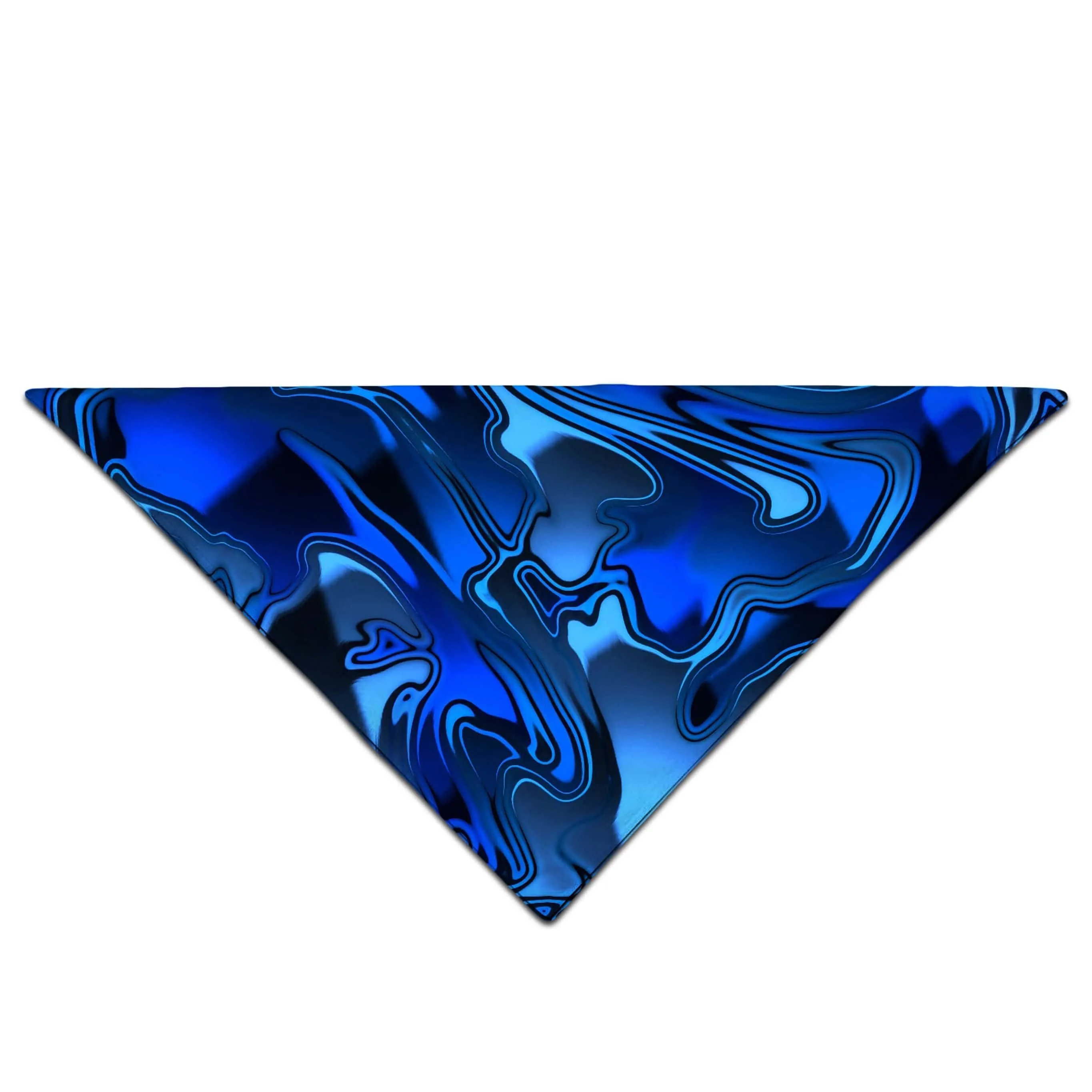 Blue Chromatic Melt Bandana sold by iEDM product image thumbnail 3