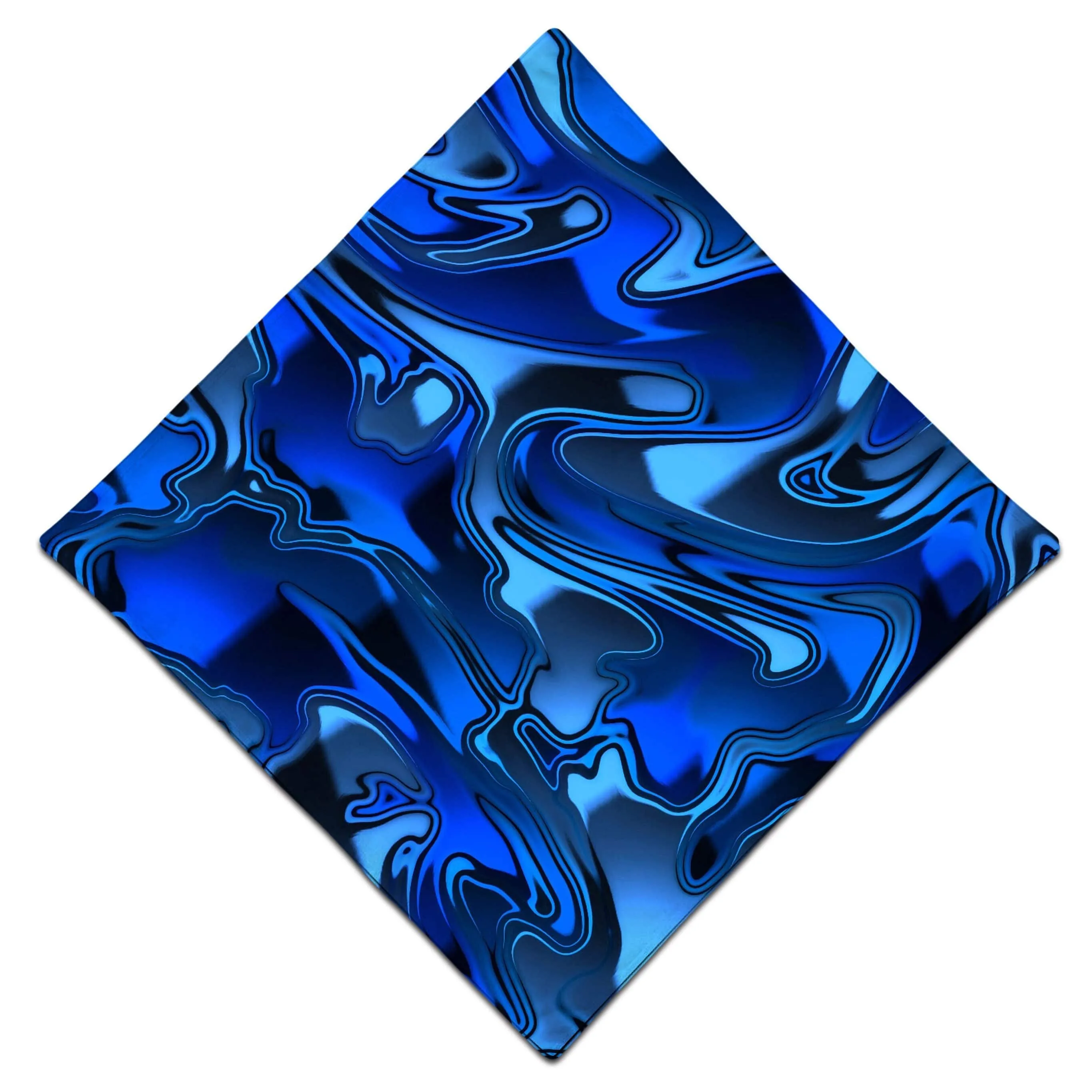 Blue Chromatic Melt Bandana sold by iEDM product image thumbnail 2