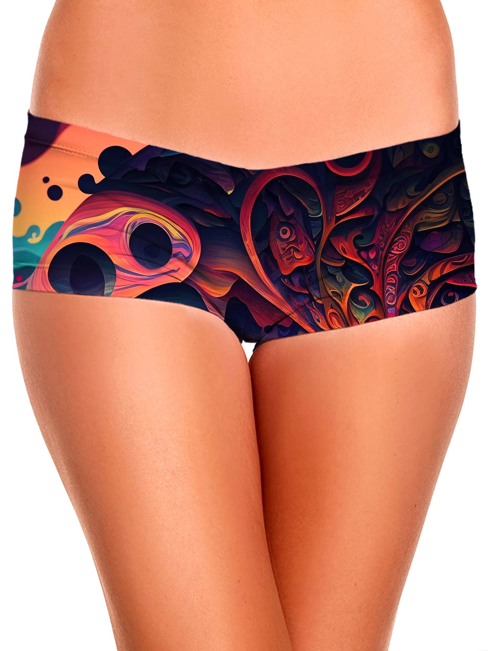 Acid Sunset Booty Shorts sold by iEDM