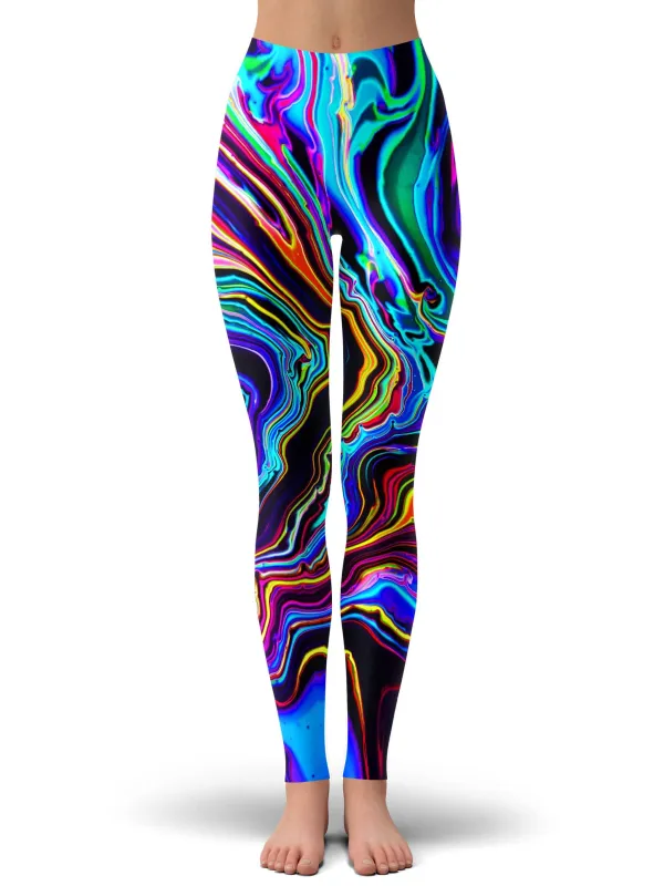 Neon Rift Leggings sold by iEDM