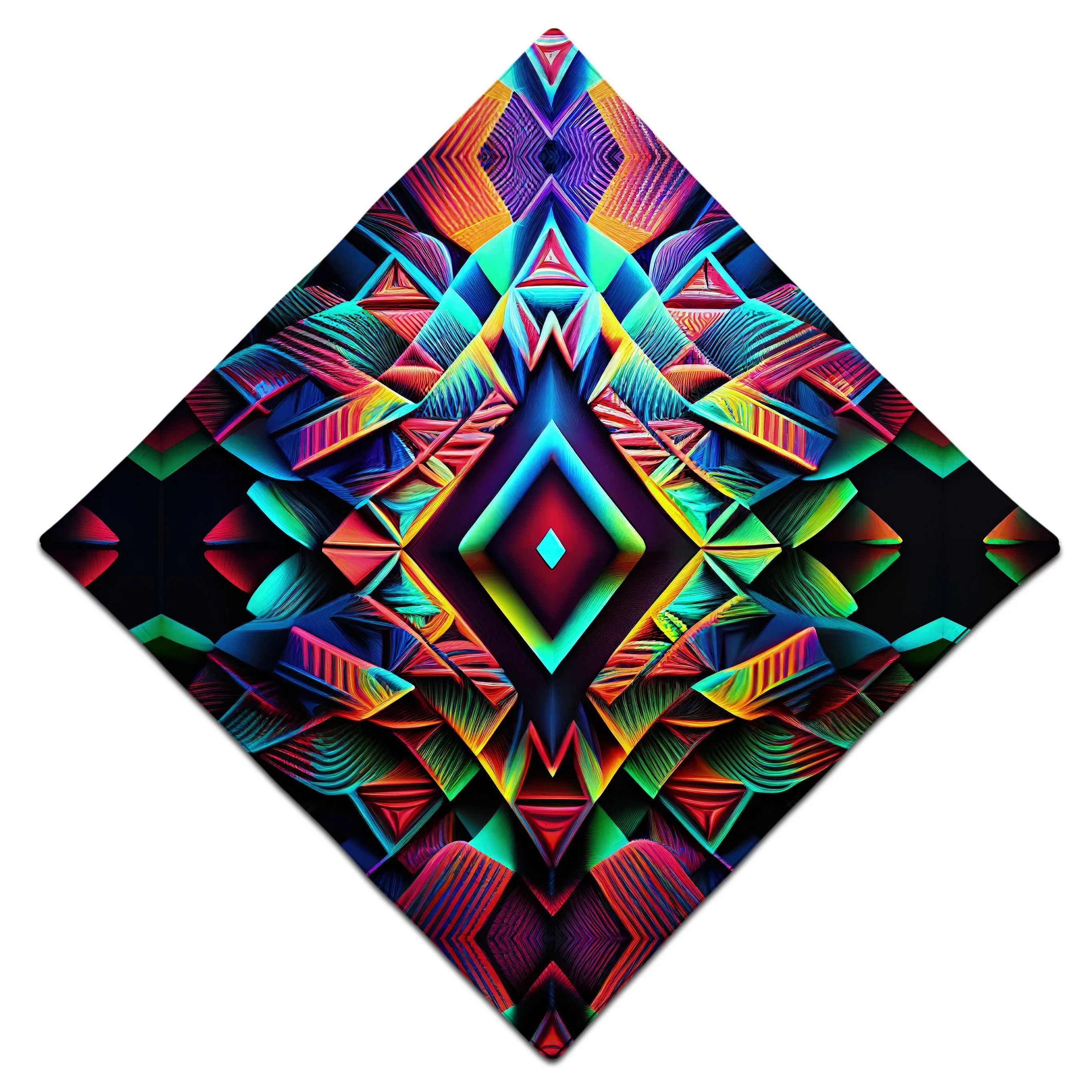 Psychedelic Tribal Bandana sold by iEDM product image thumbnail 3