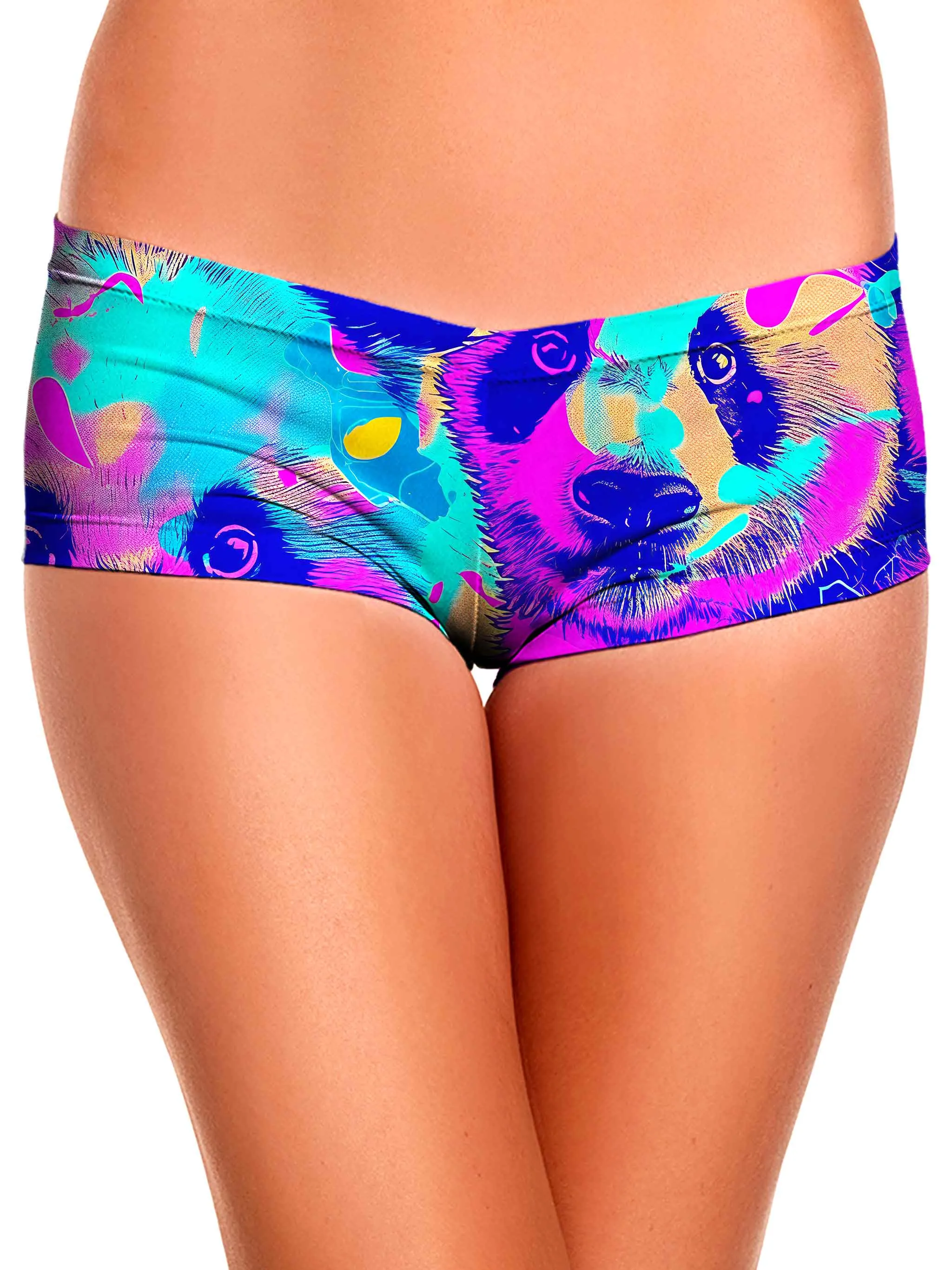 Panda Melt Booty Shorts sold by iEDM