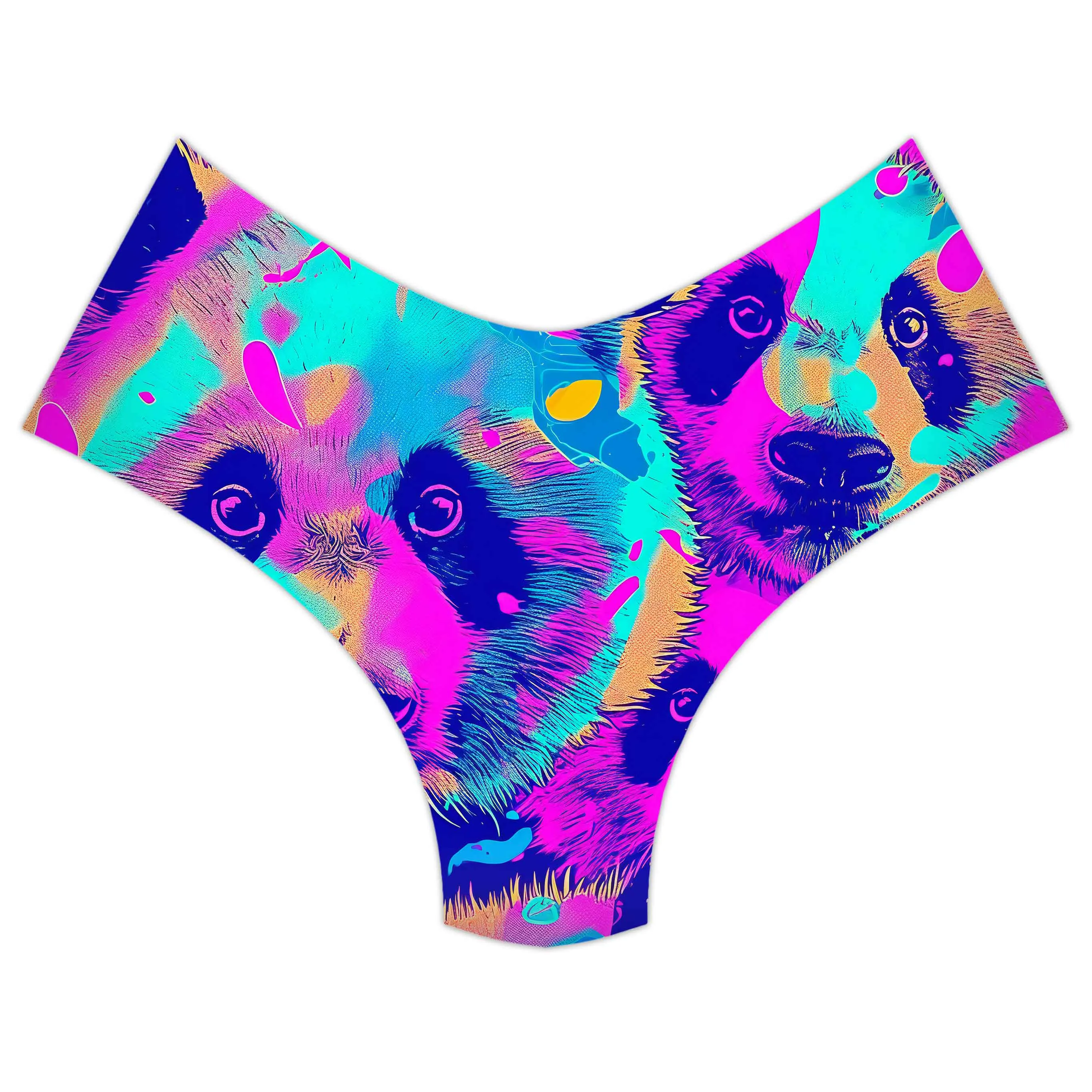 Panda Melt Booty Shorts sold by iEDM product image thumbnail 3