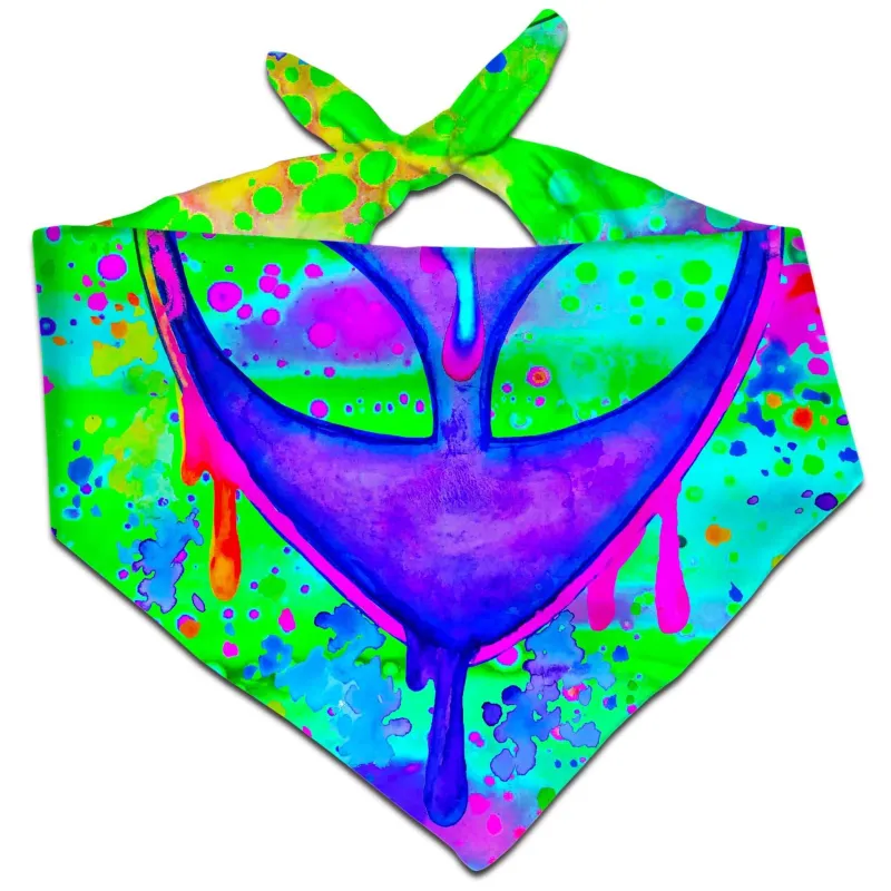 Alien Melt Purple Bandana sold by iEDM