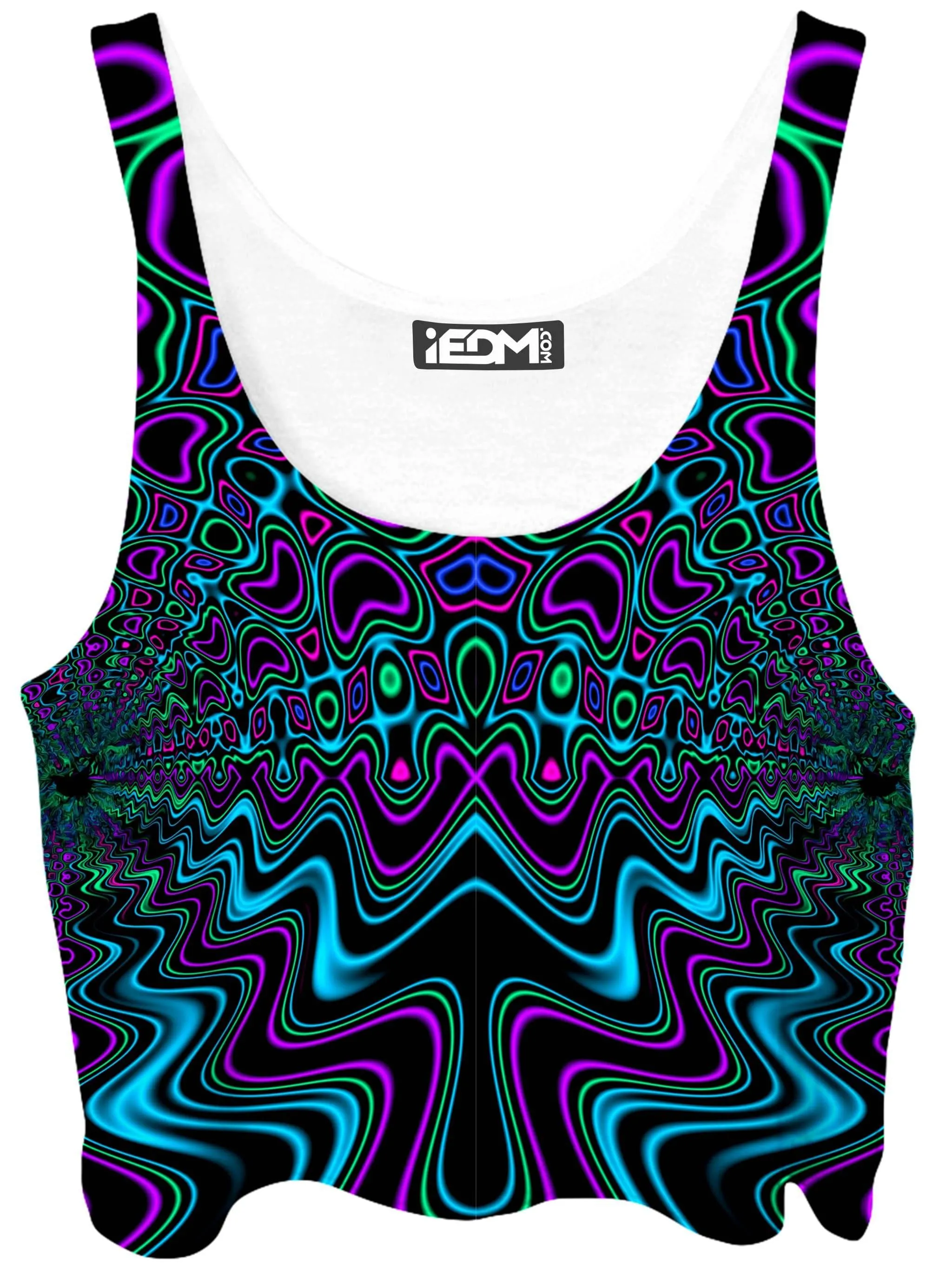 Fractal River Crop Top sold by iEDM
