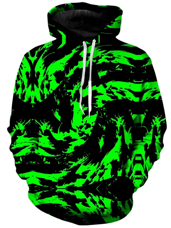 Neon Graffiti Paint Splatter Unisex Hoodie sold by iEDM