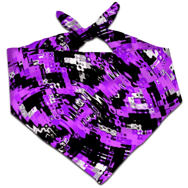 Purple Rave Drip Bandana sold by iEDM